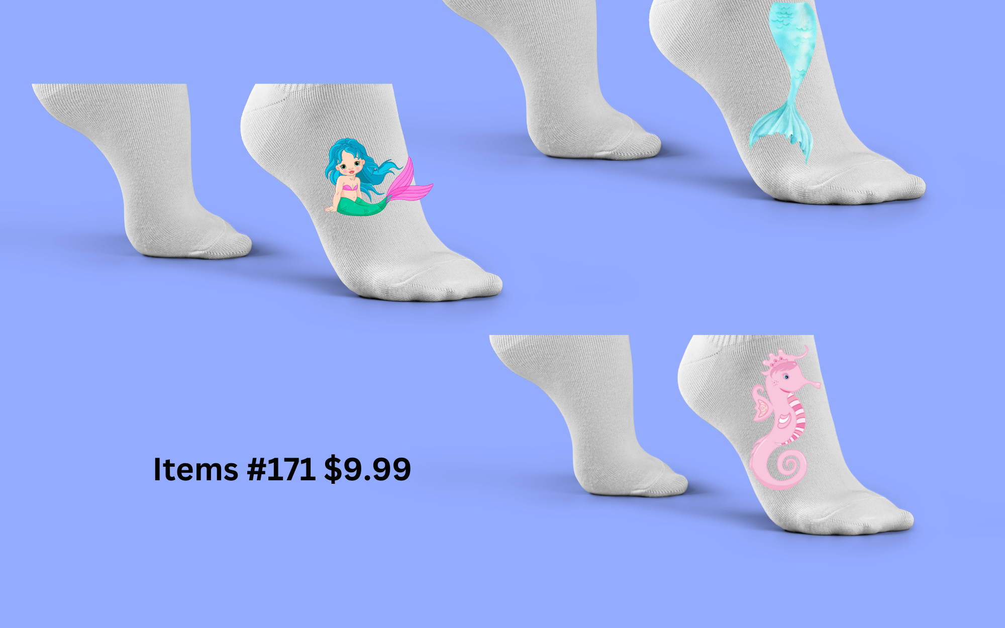 custom cute sea Socks