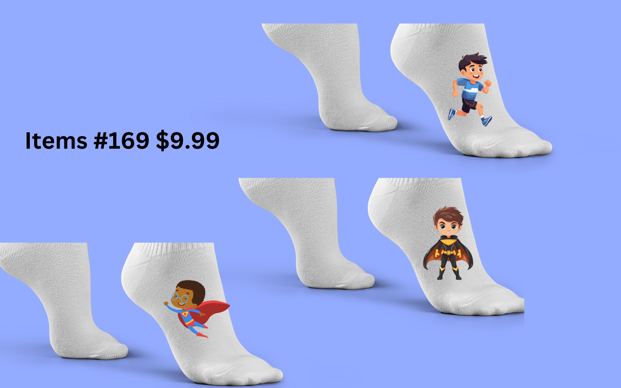 kid superhero Socks