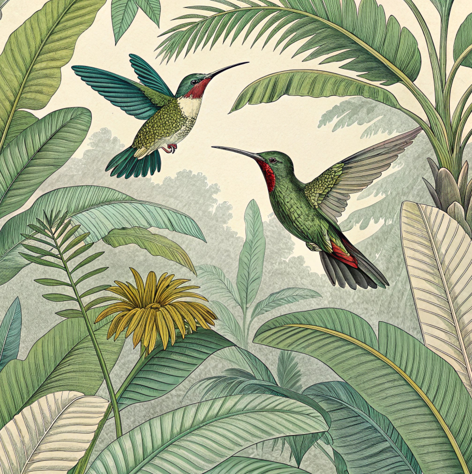 Funda Danza del Colibrí III