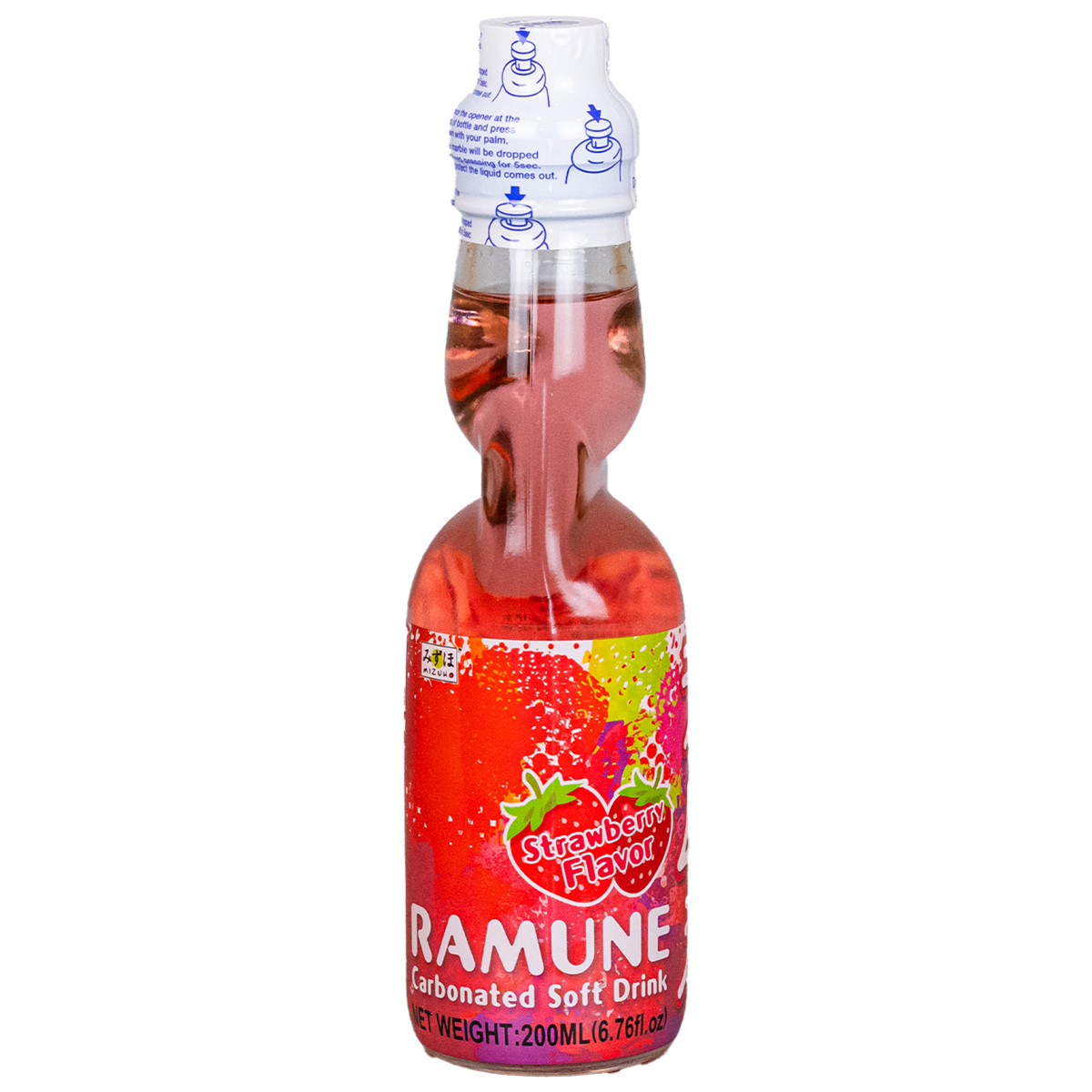 Ramune sabor fresa