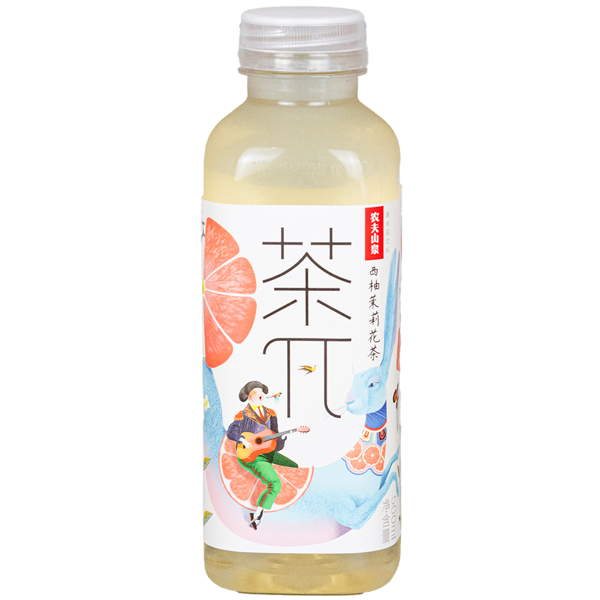 Té de pomelo blanco con flores