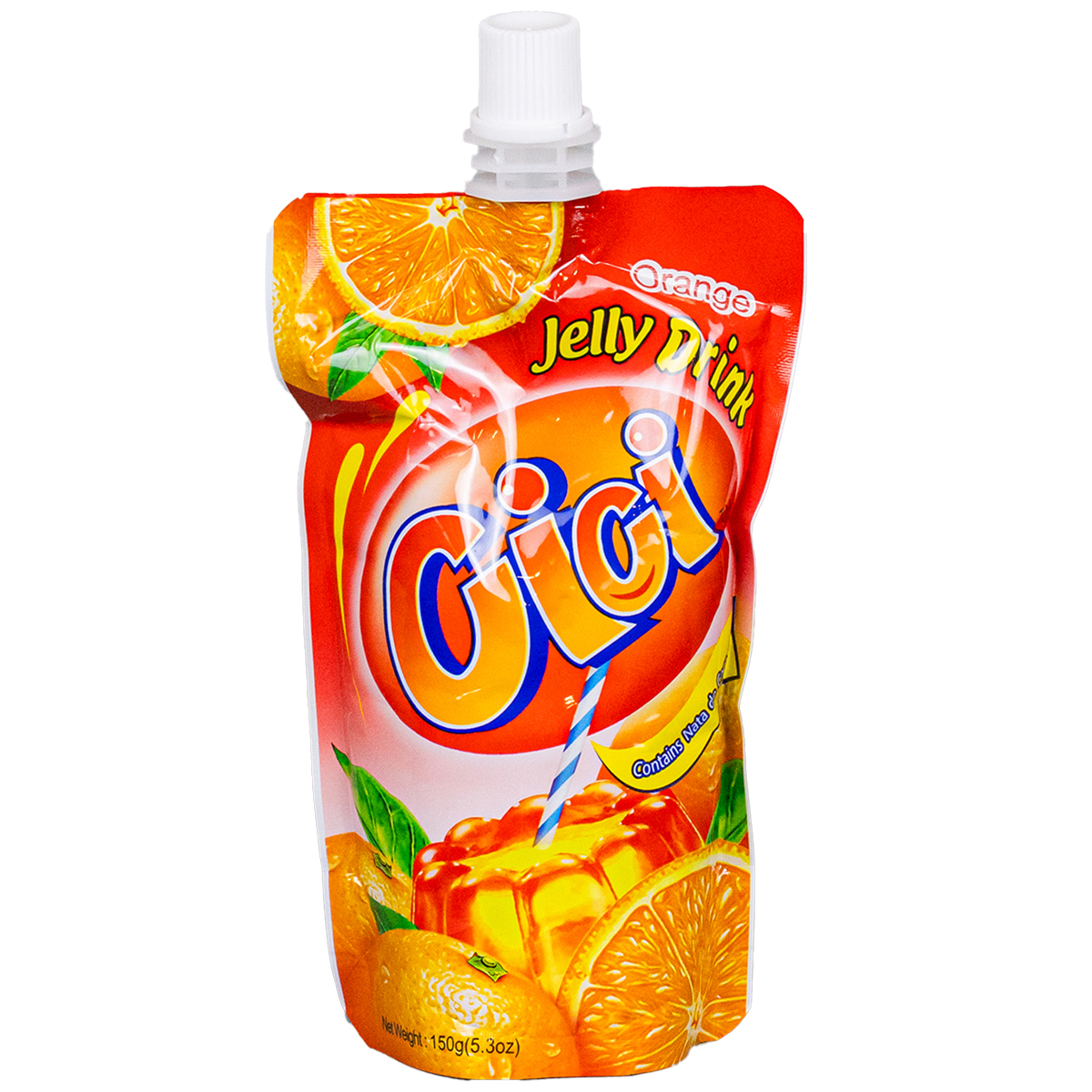 Bebida de gelatina de naranja Cici