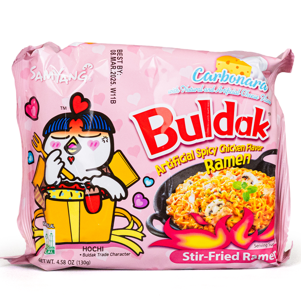 Buldak Ramen de Pollo Picante Carbonara