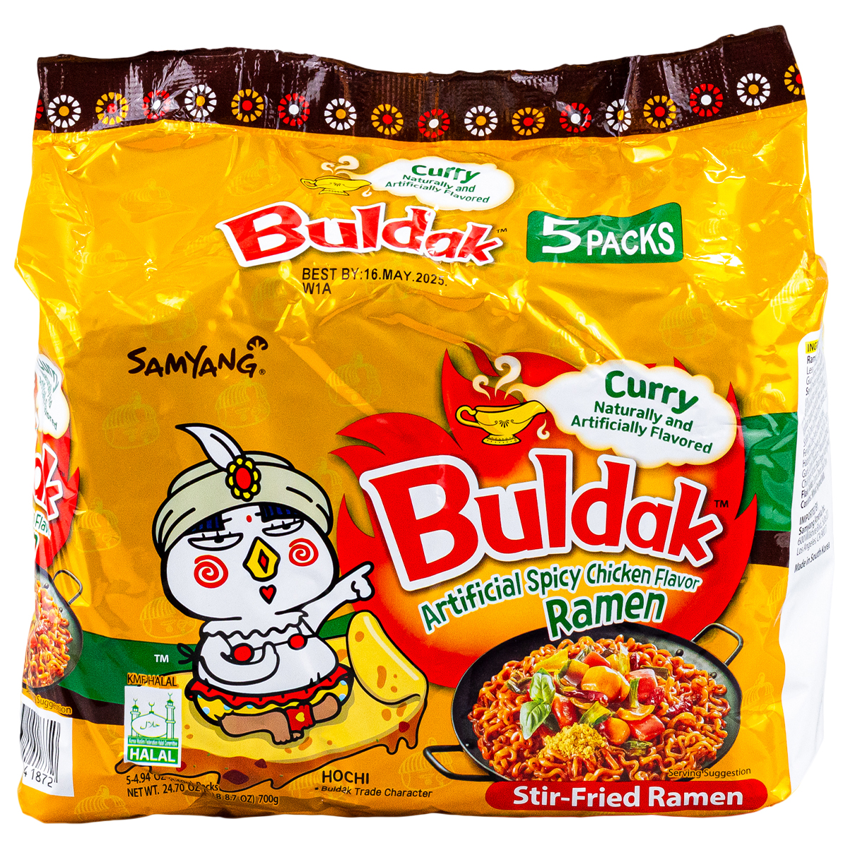 Samyang Buldak Ramen de Pollo Picante al Curry