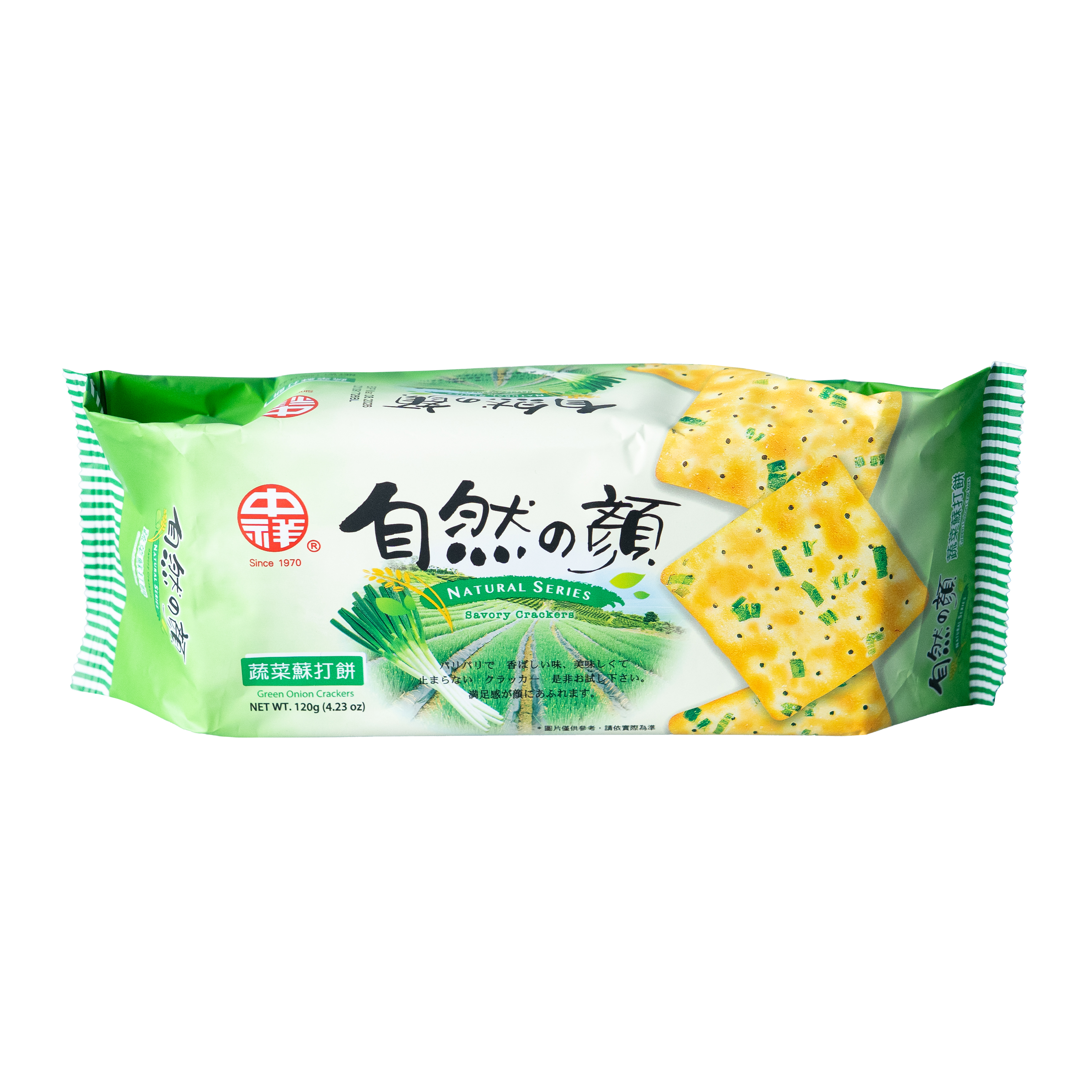 Galletas saladas sabor cebolleta - Natural Series