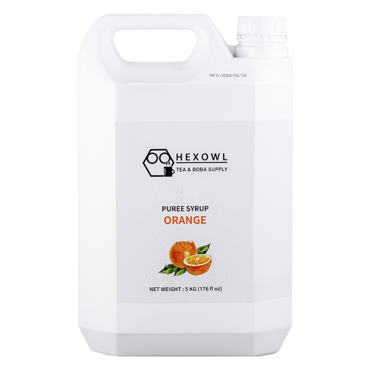 Jarabe de naranja marca Hexowl