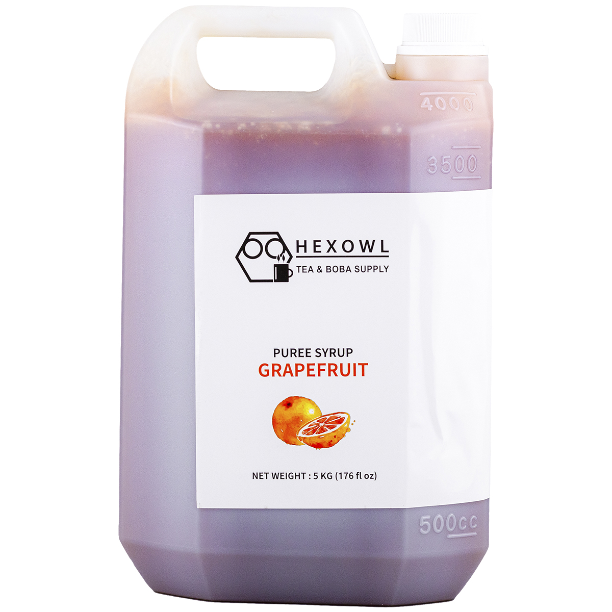 Jarabe de Pomelo / Grapefruit marca Hexowl