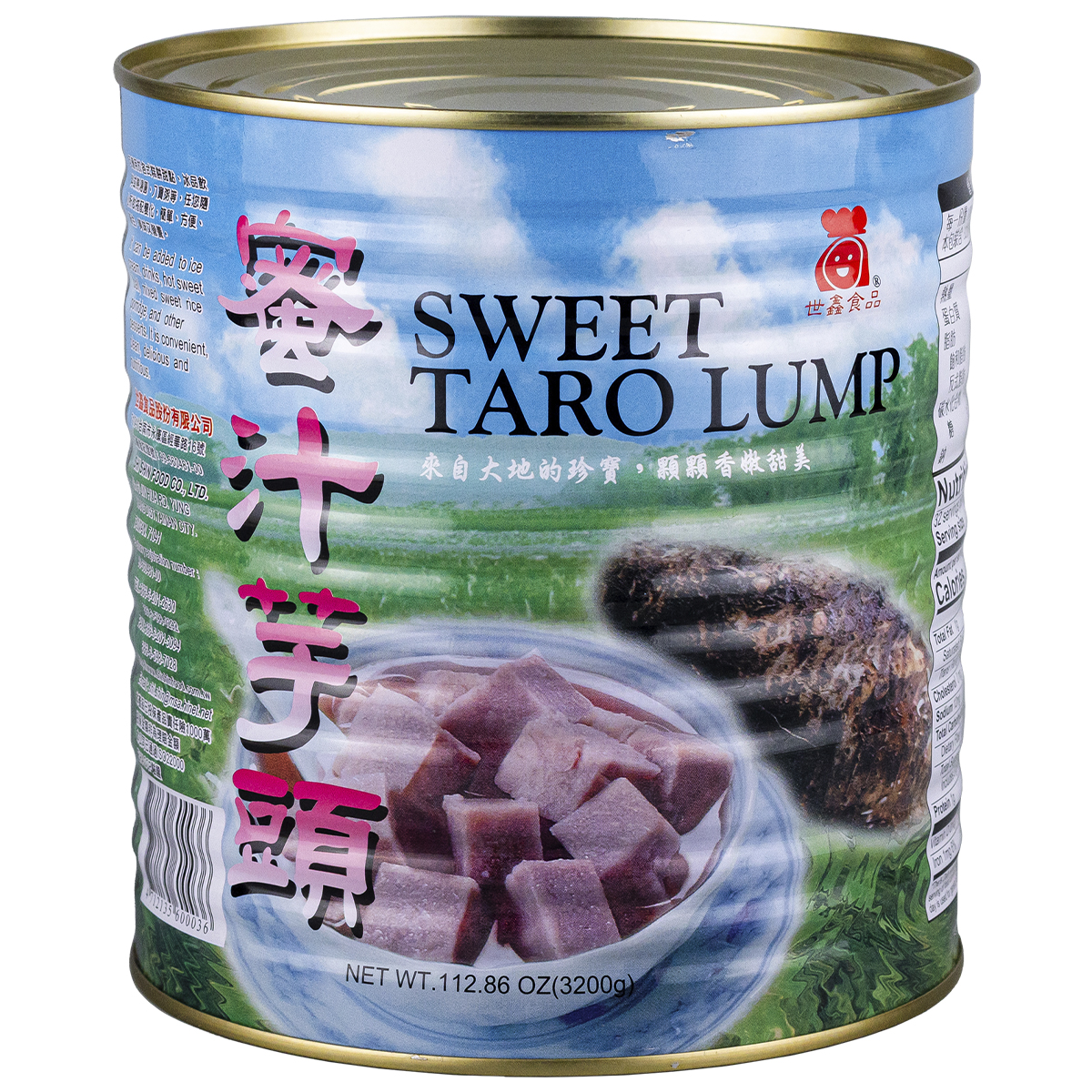 Taro dulce en trozos