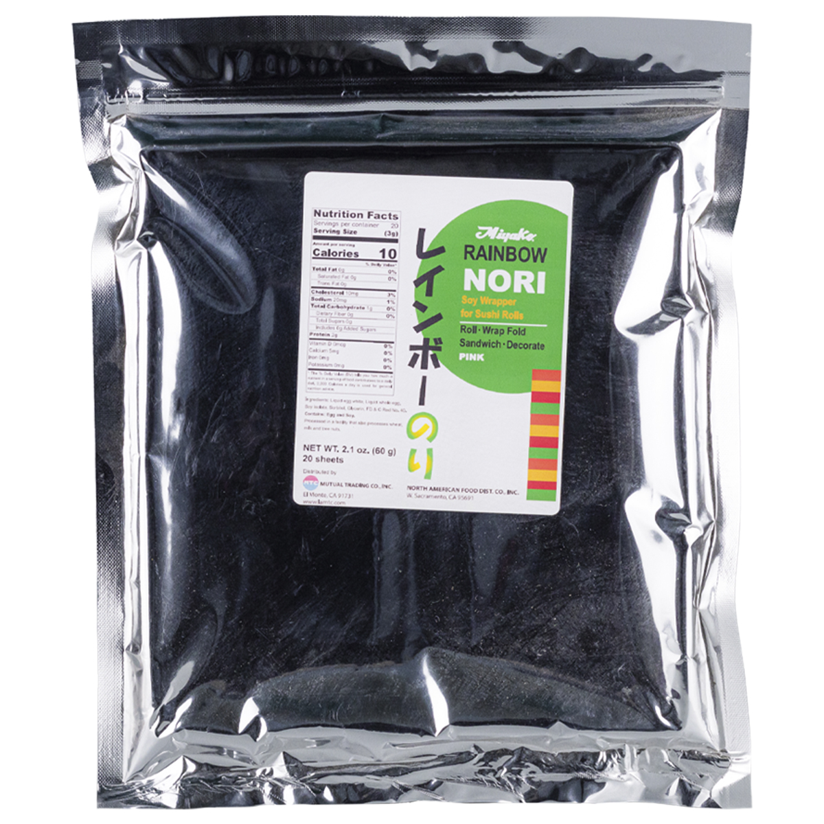 Miyako Rainbow Nori Pink Soy