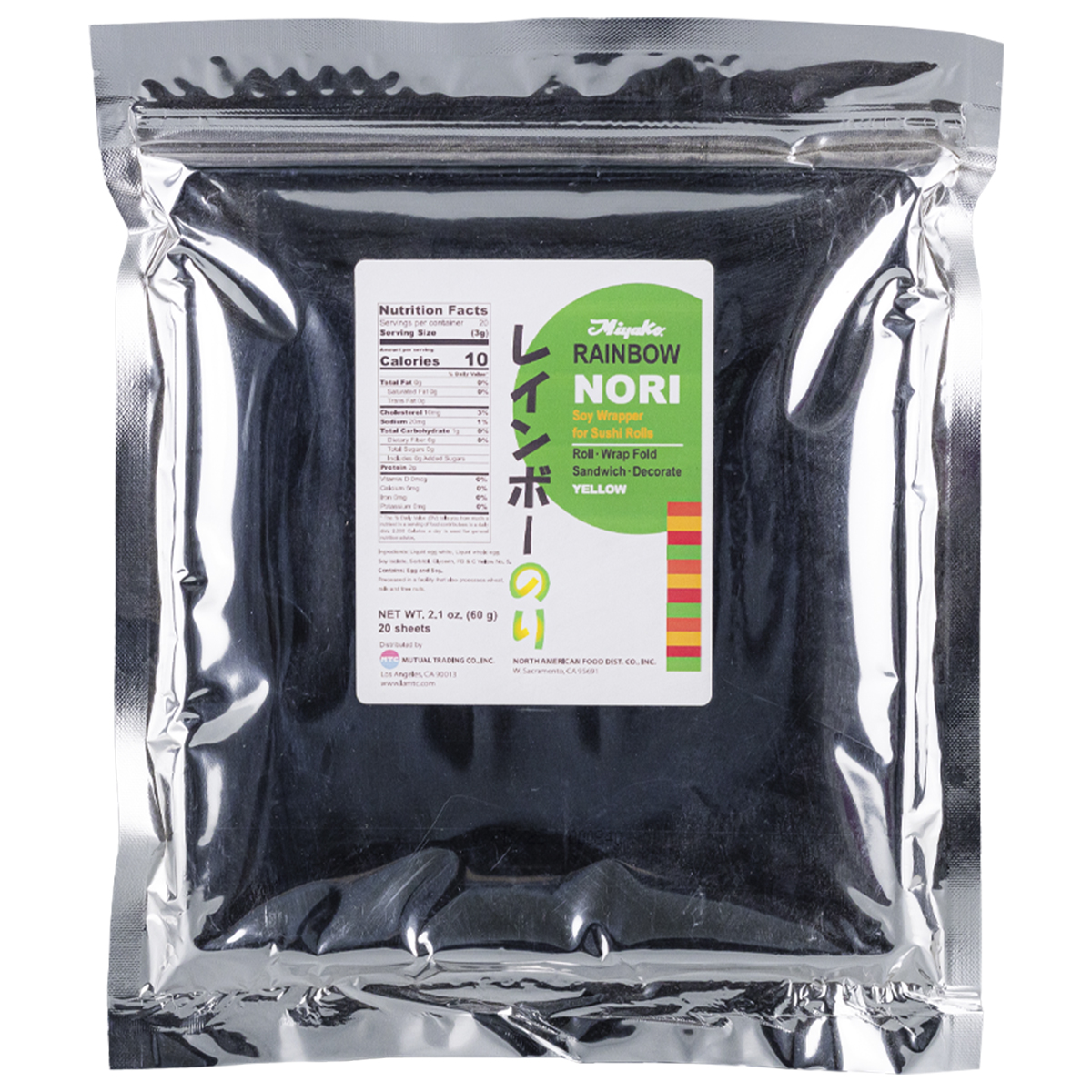 Miyako Rainbow Nori Pink Soy Sheet Pink