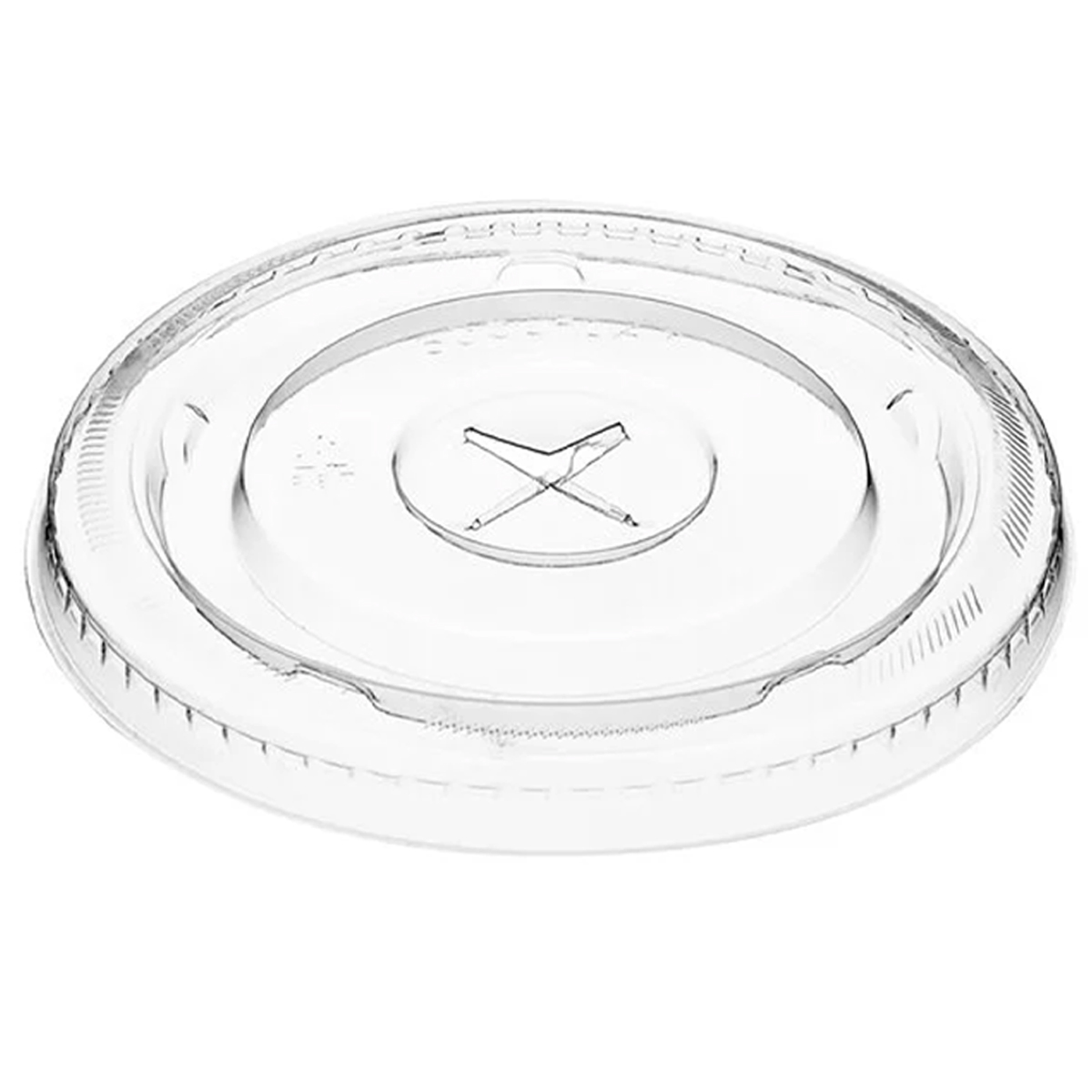 Tapa de plástico transparente para vaso