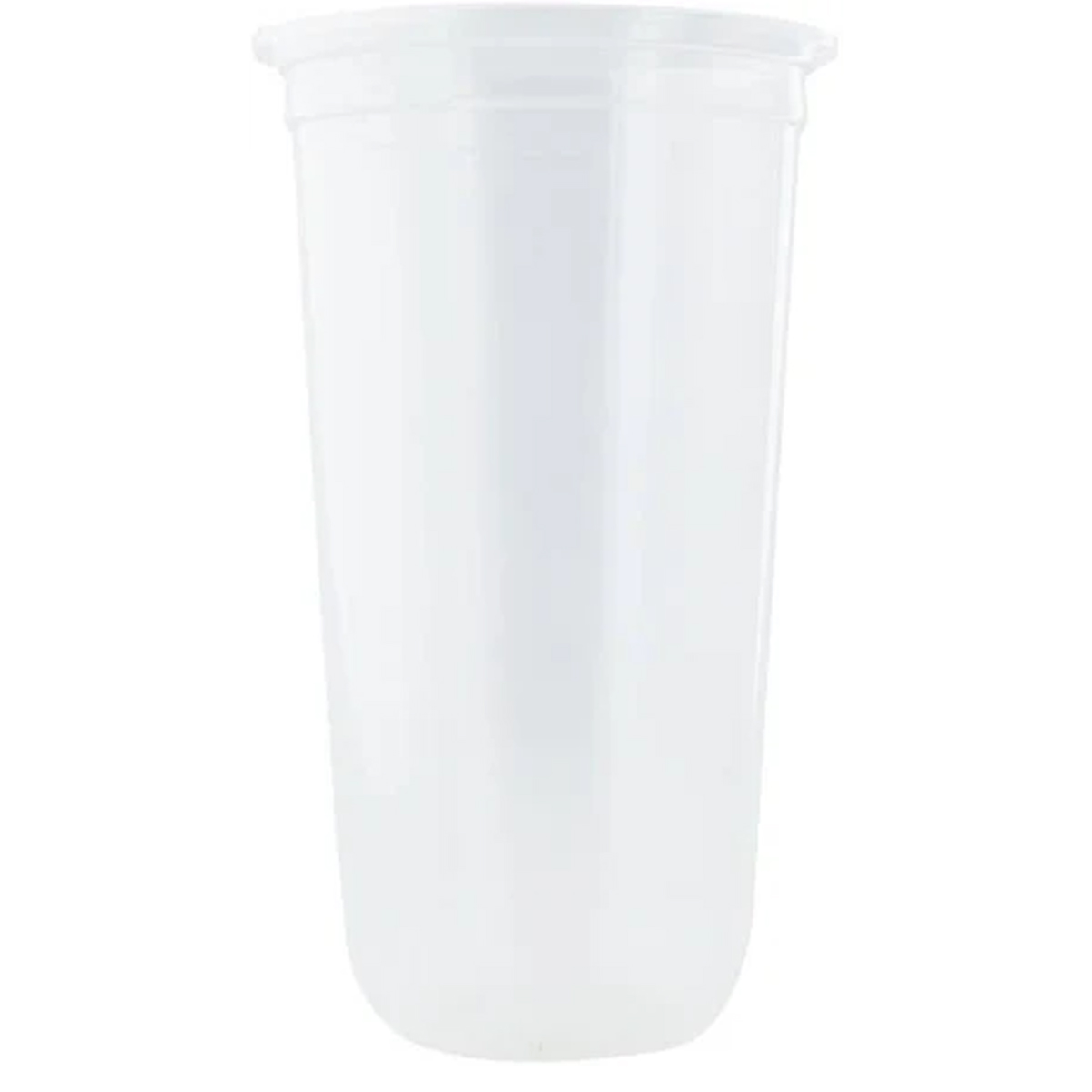 Vaso de plástico transparente