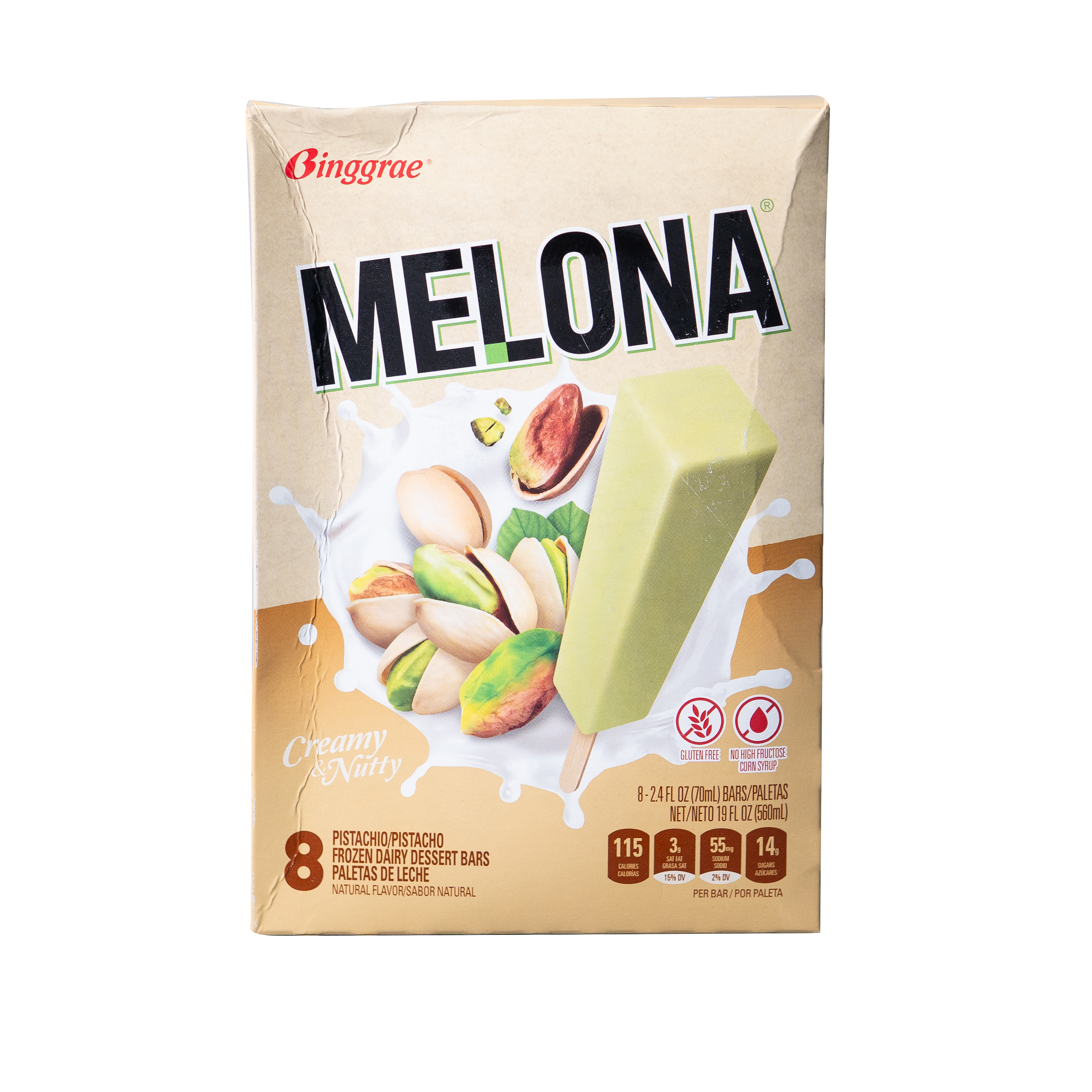 Helado Melona de pistacho