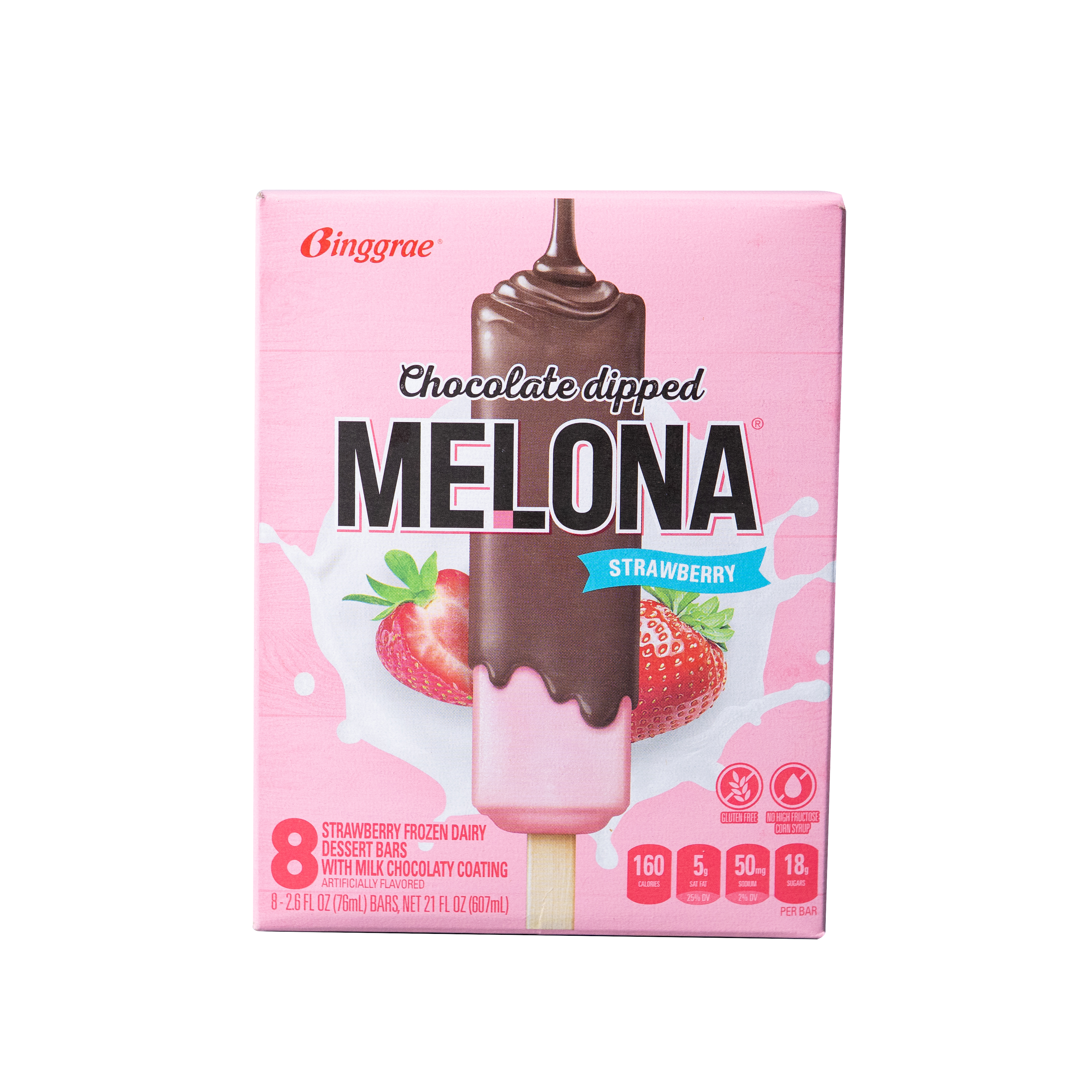 Melona Fresa Cubierta de Chocolate