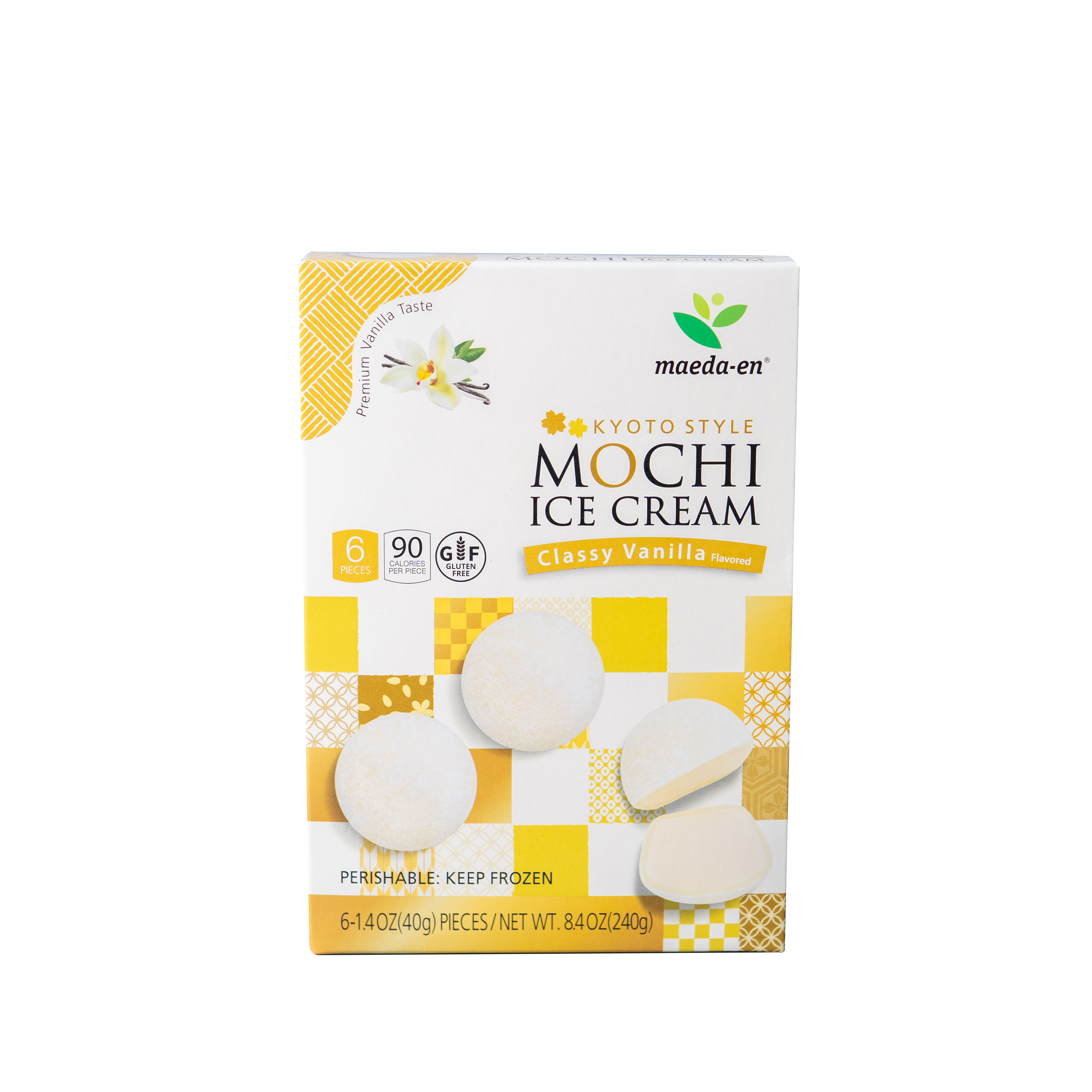 Mochi Helado Sabor Vainilla