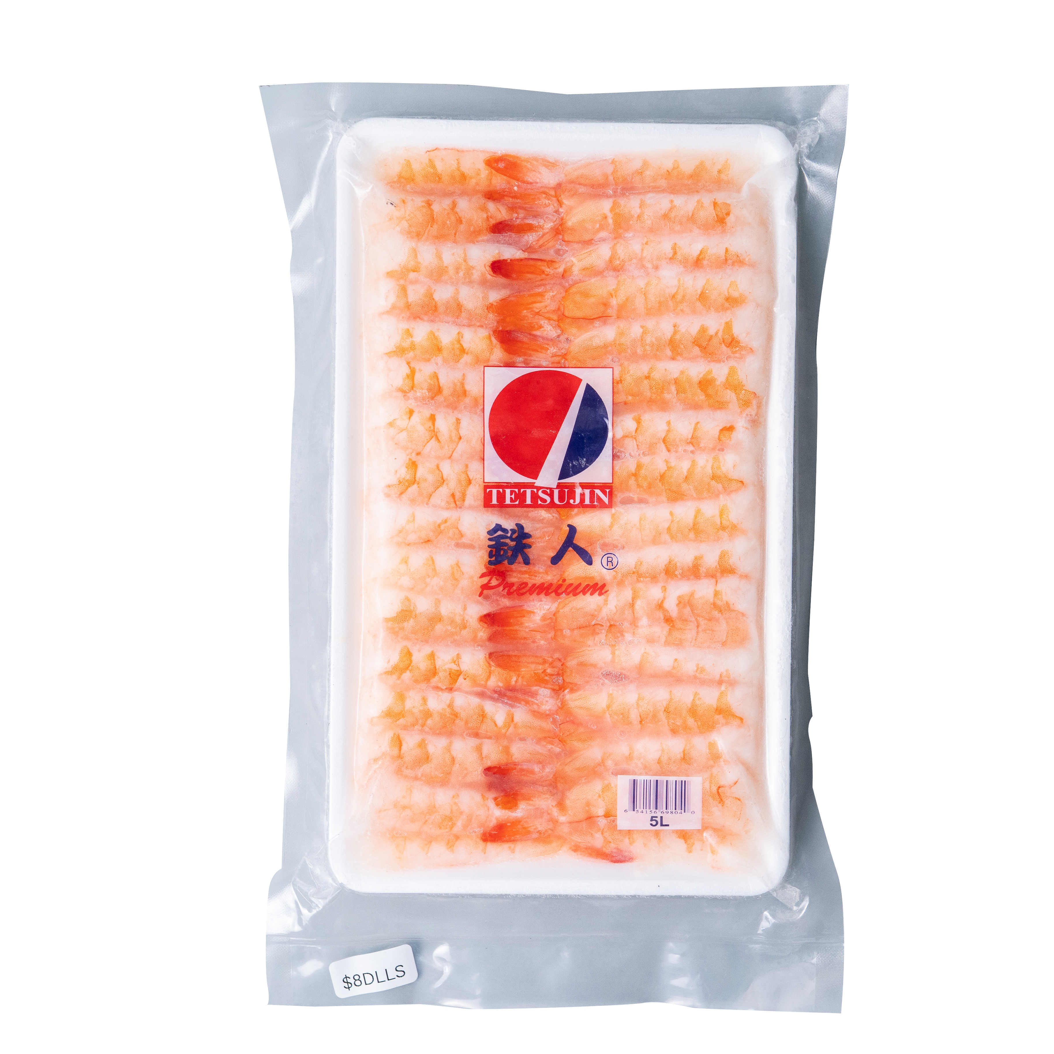 Camarones pelados congelados