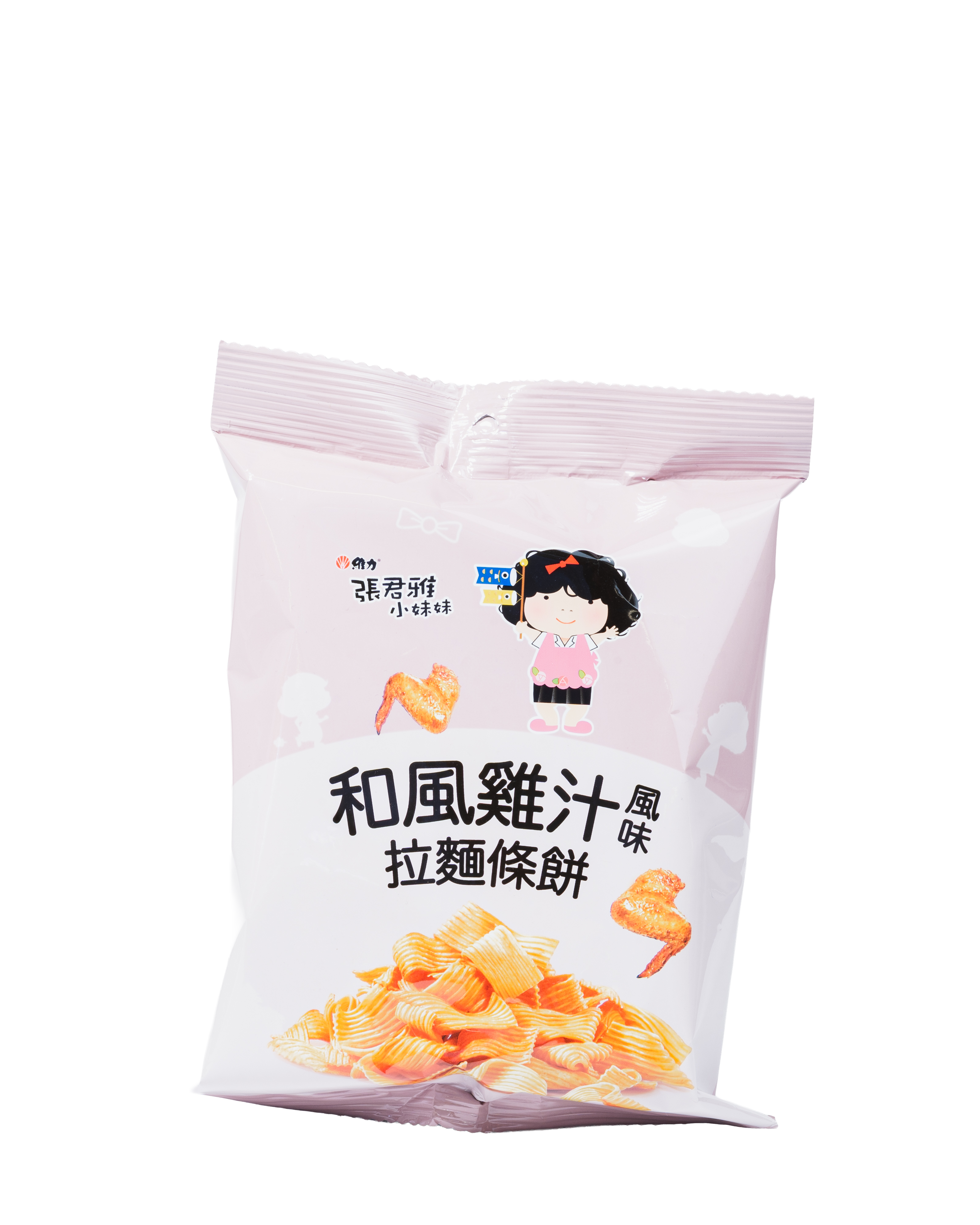 Botana de tiras de fideos sabor pollo japonés