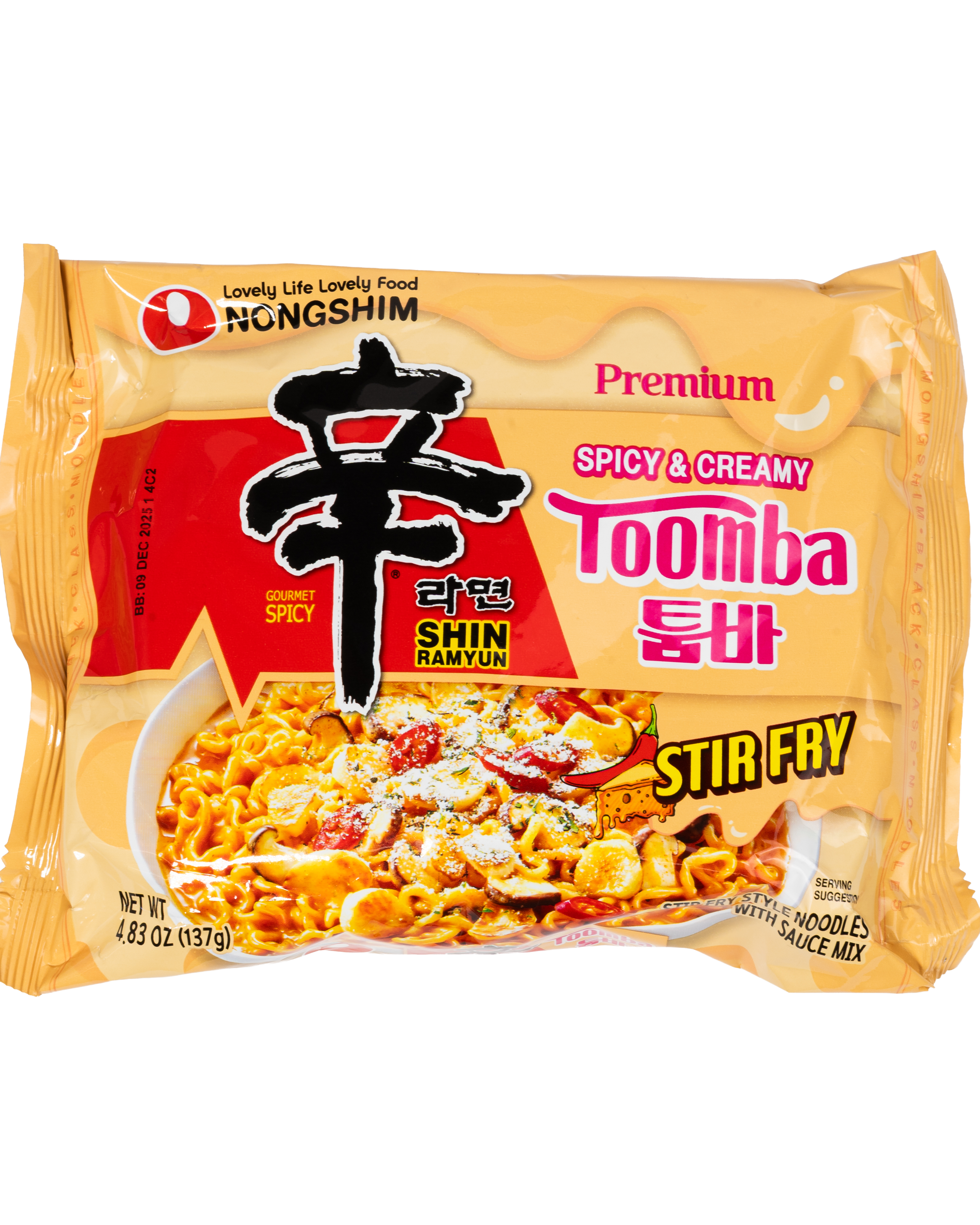 Nongshim Shin Ramyun Toomba Stir Fry