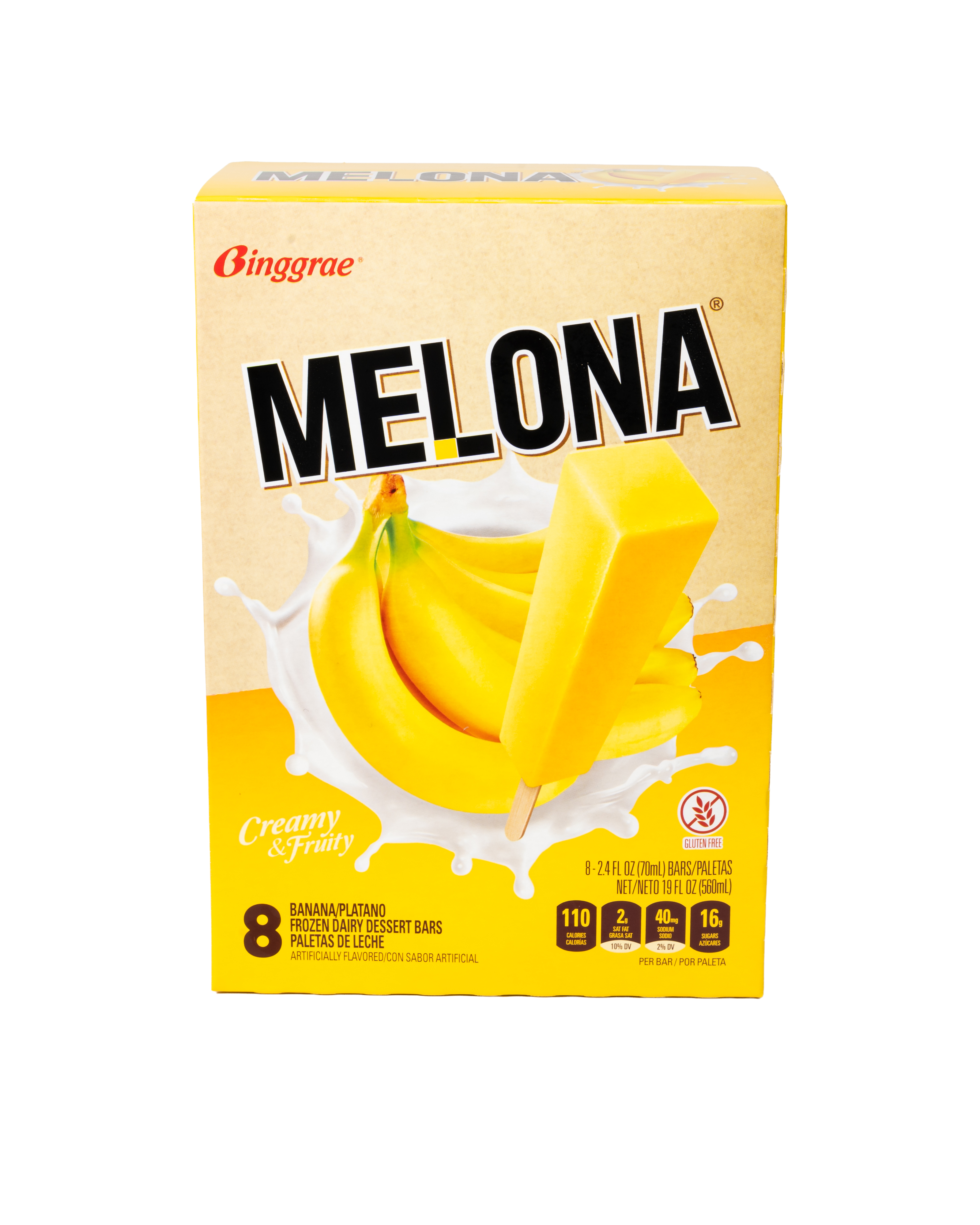 Paletas Melona Plátano