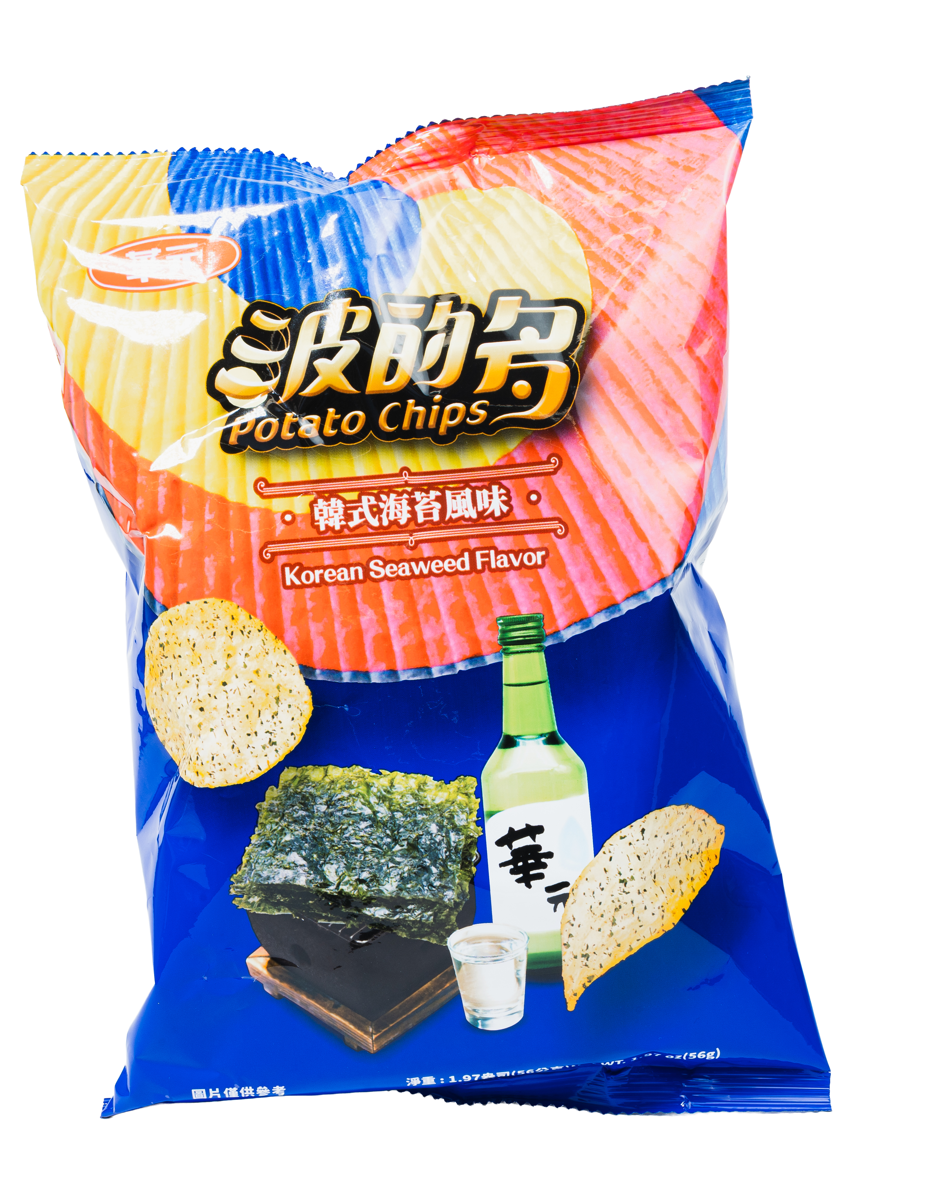 Papas sabor Alga Coreana