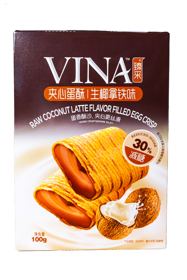 Galletas Rellenas de Latte de Coco Vina