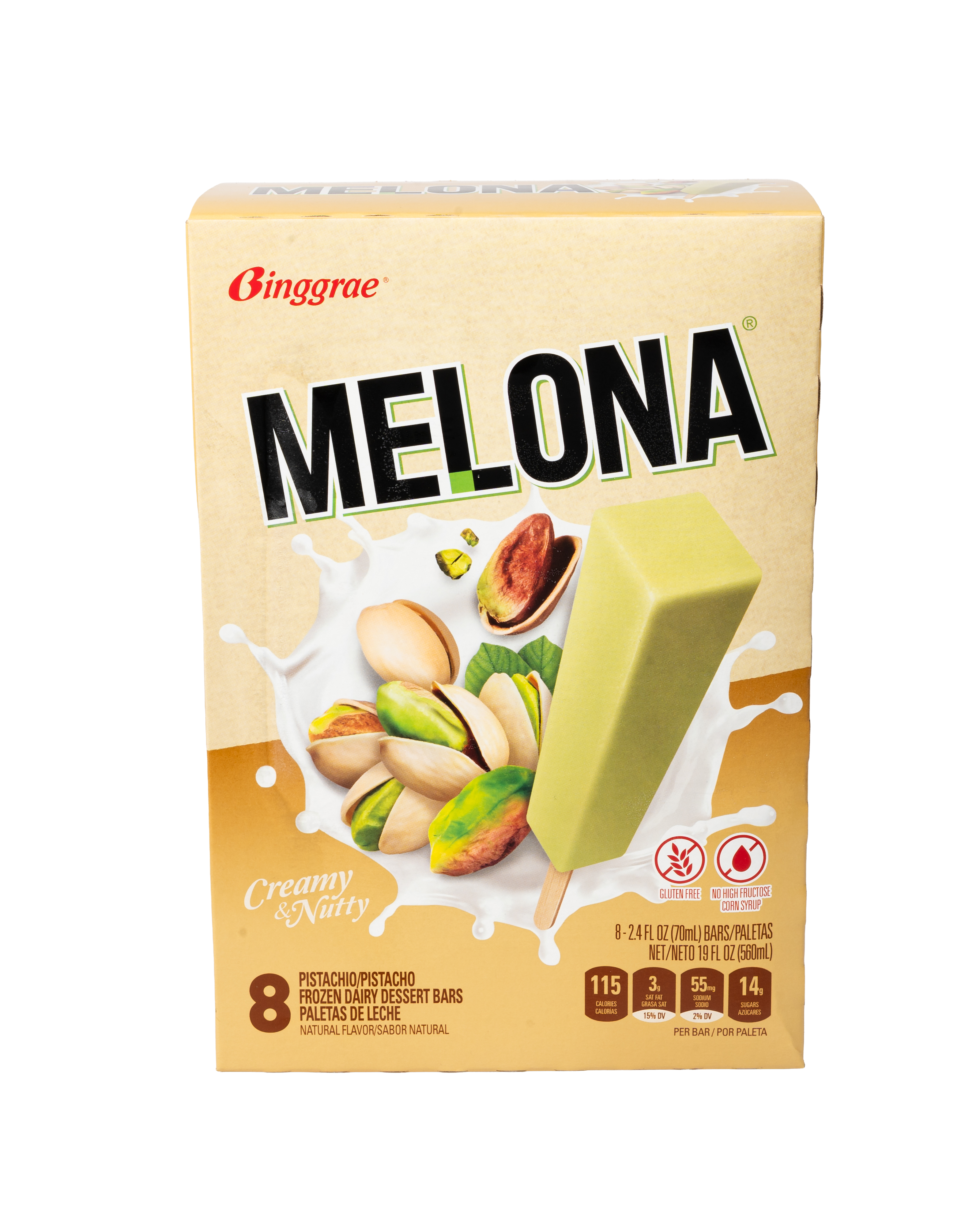 Melona Pistache 8 piezas