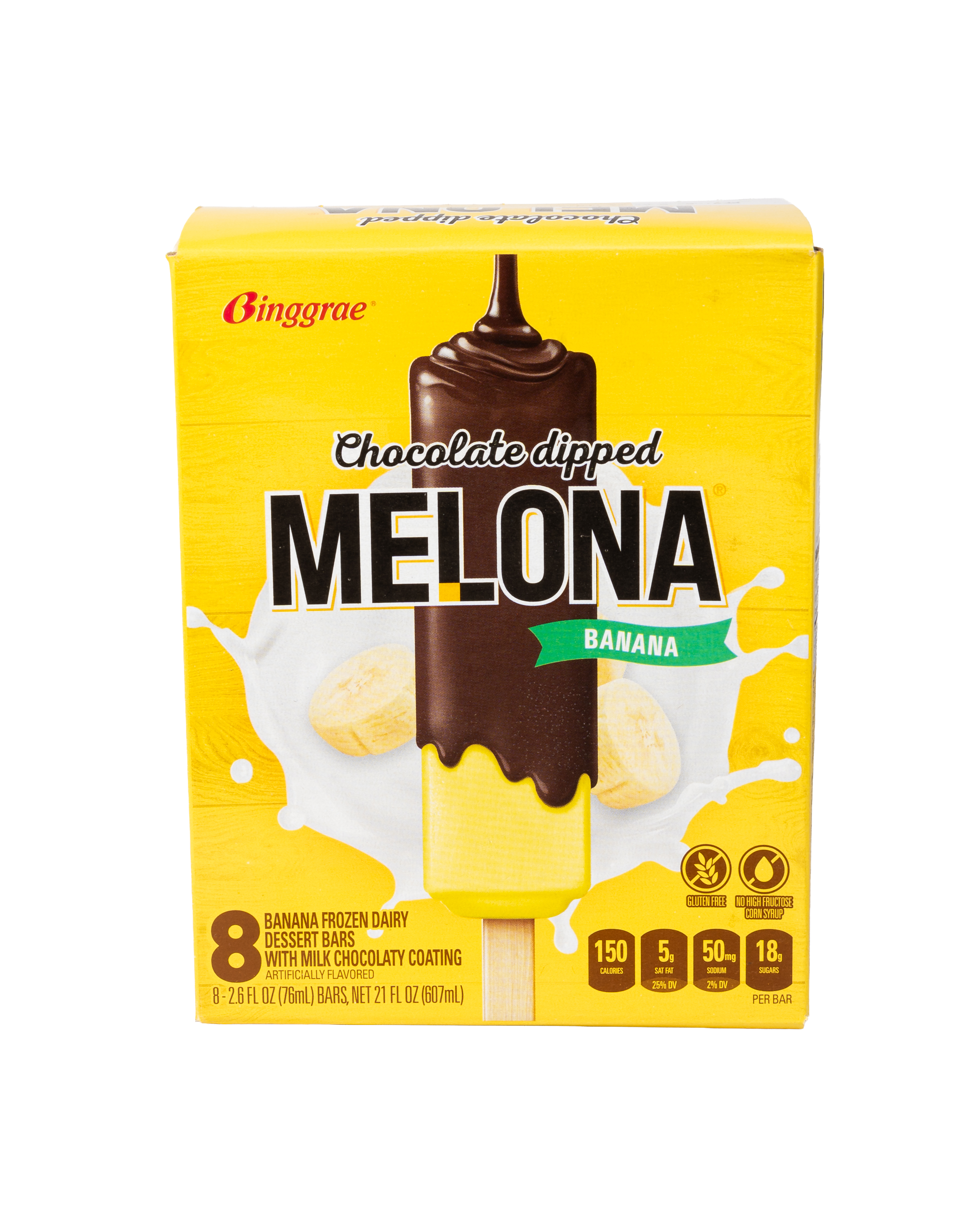 Melona Banana Cubierta de Chocolate