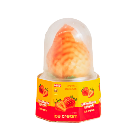 Helado sabor fresa Aiko