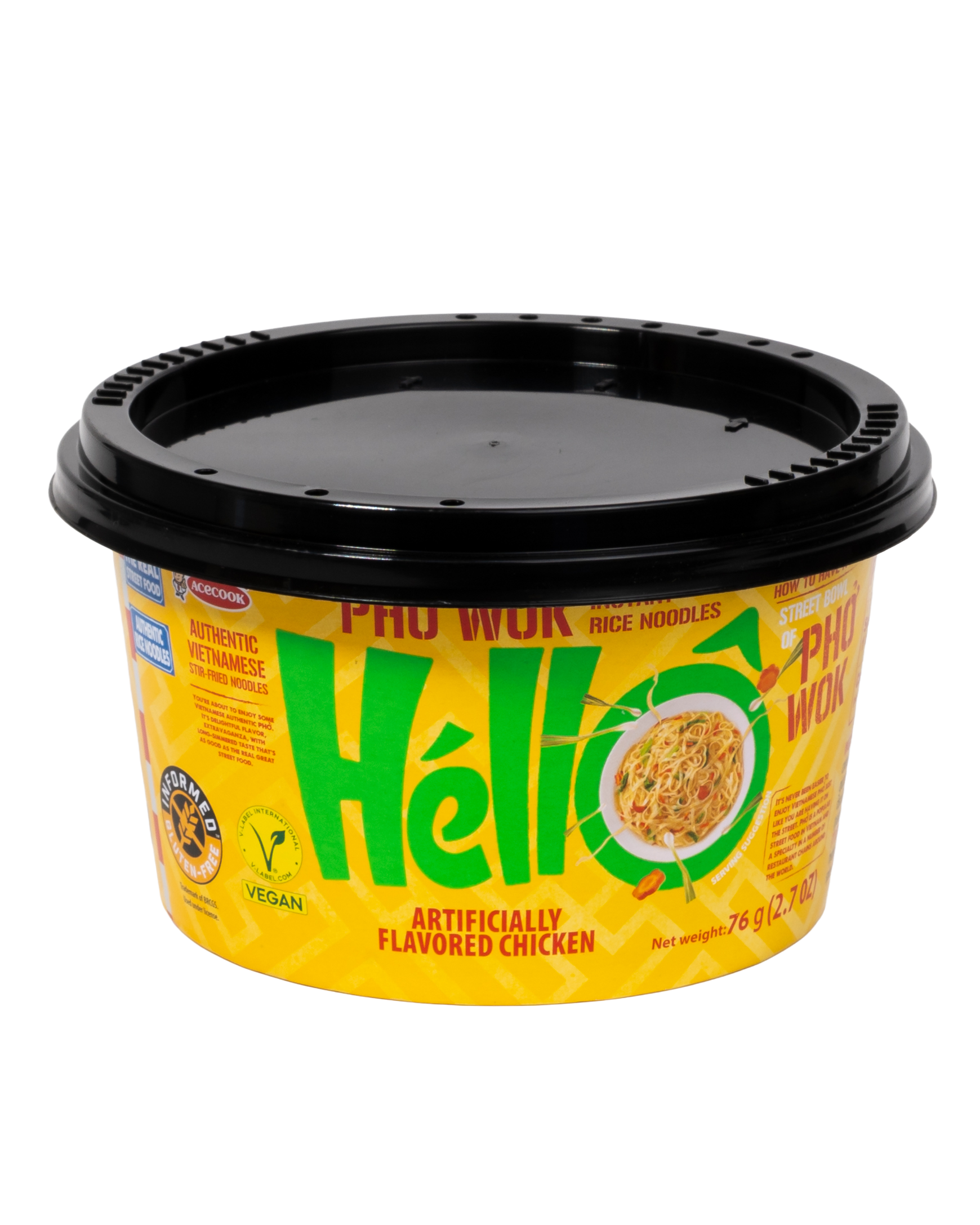 Hello Pho Wok Fideos de Arroz Sabor Pollo