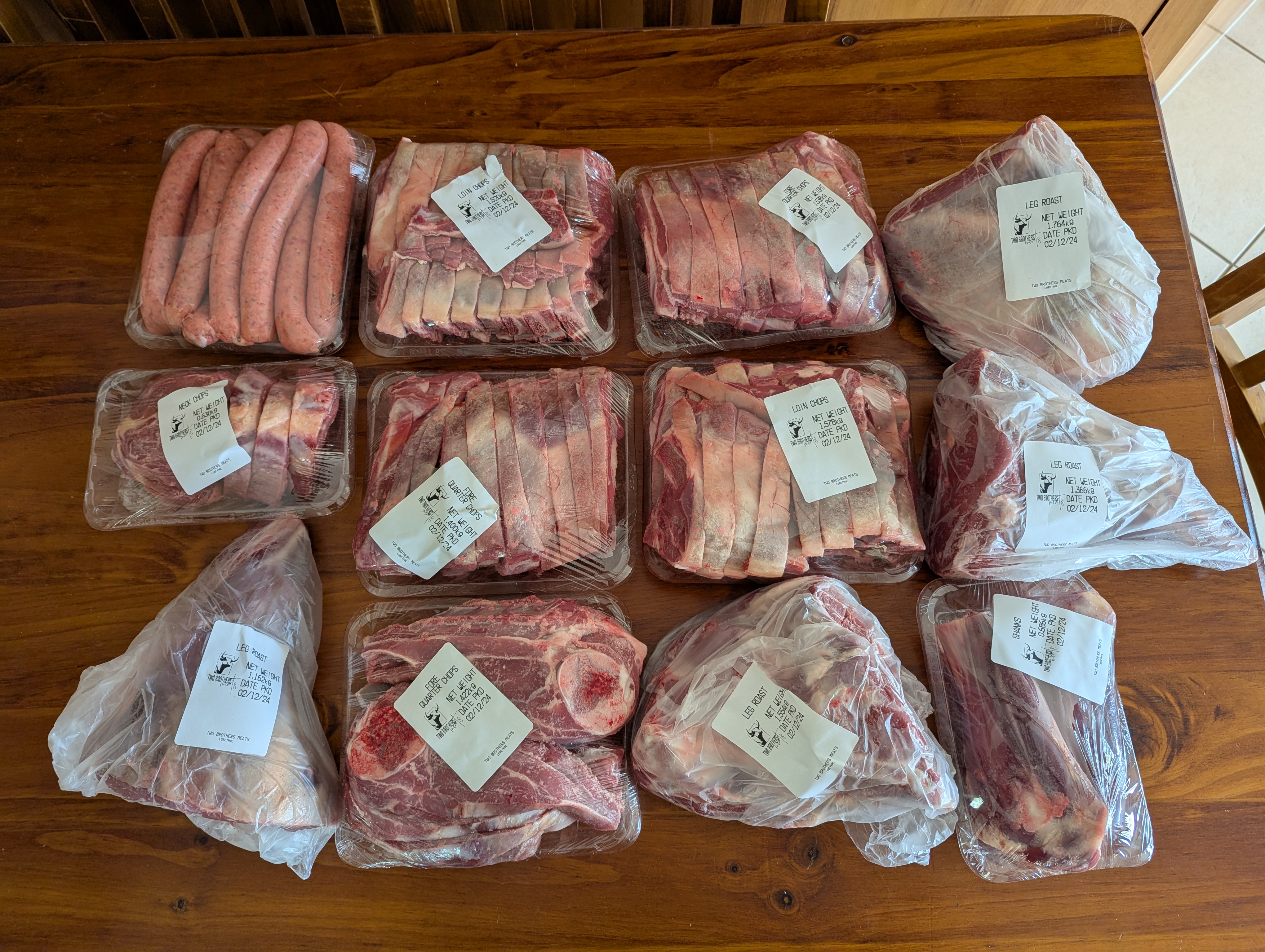 Lamb Pack (now taking orders before the 4th for the 18th of October)