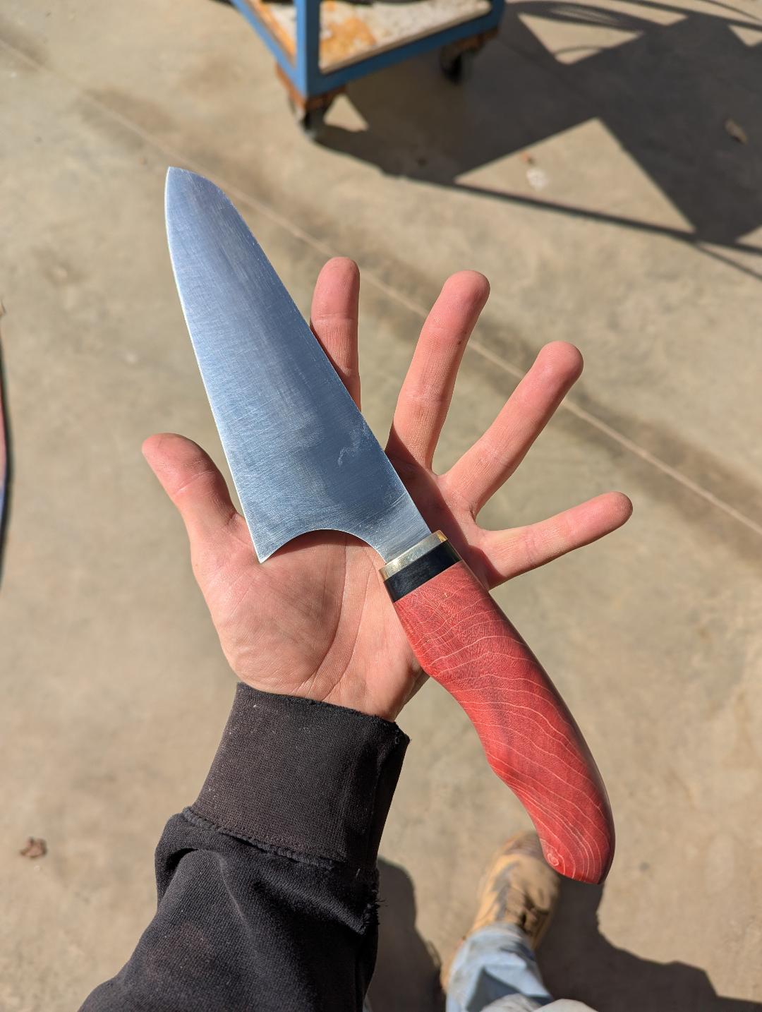 Handmade kitchen knife