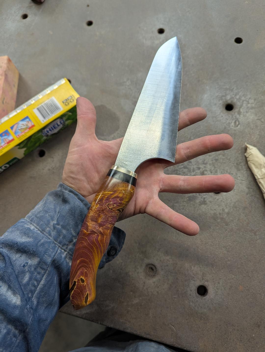 Handmade kitchen knife