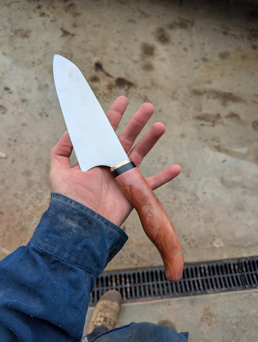 Handmade kitchen knife