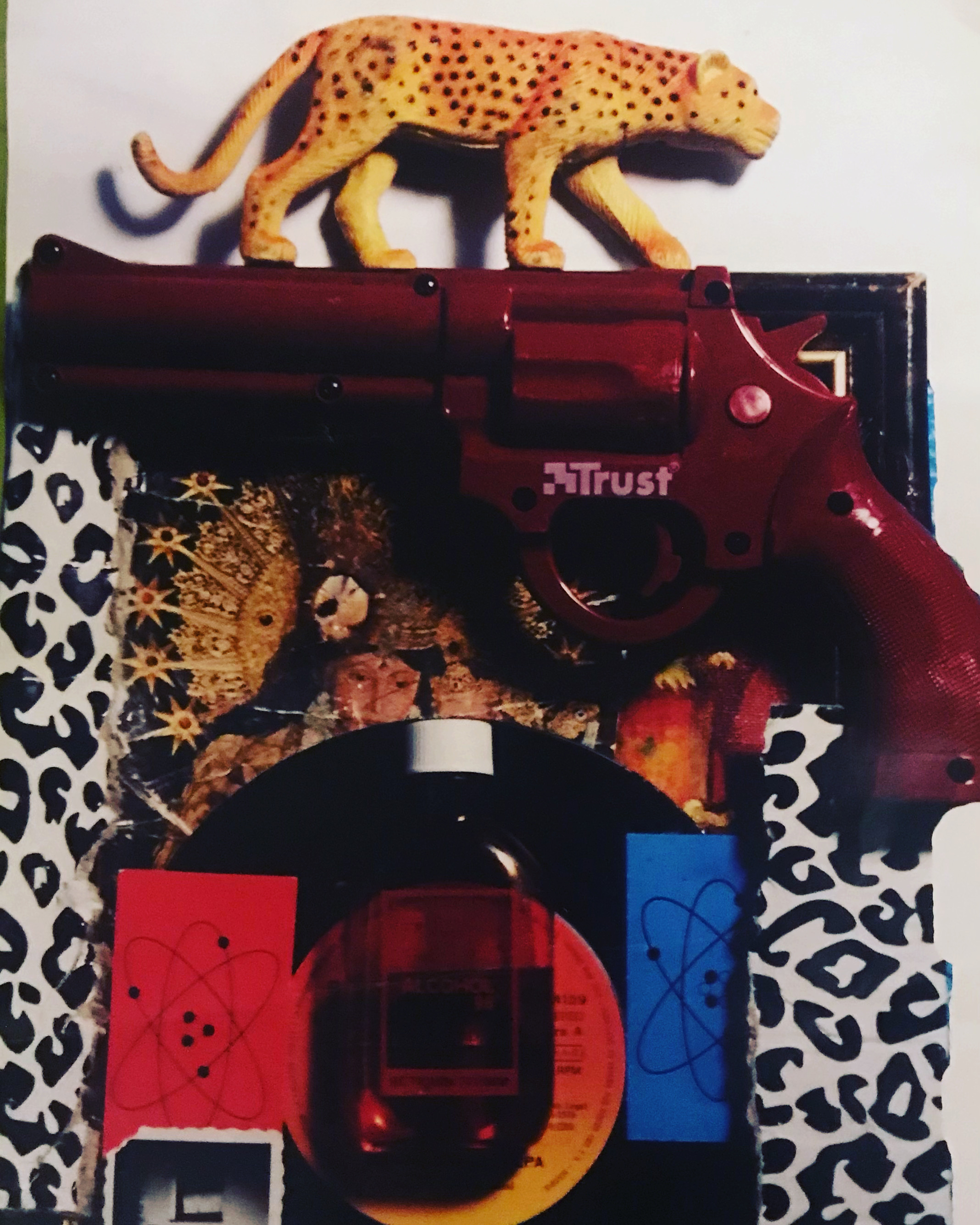 Vintage Collage animal instint faith