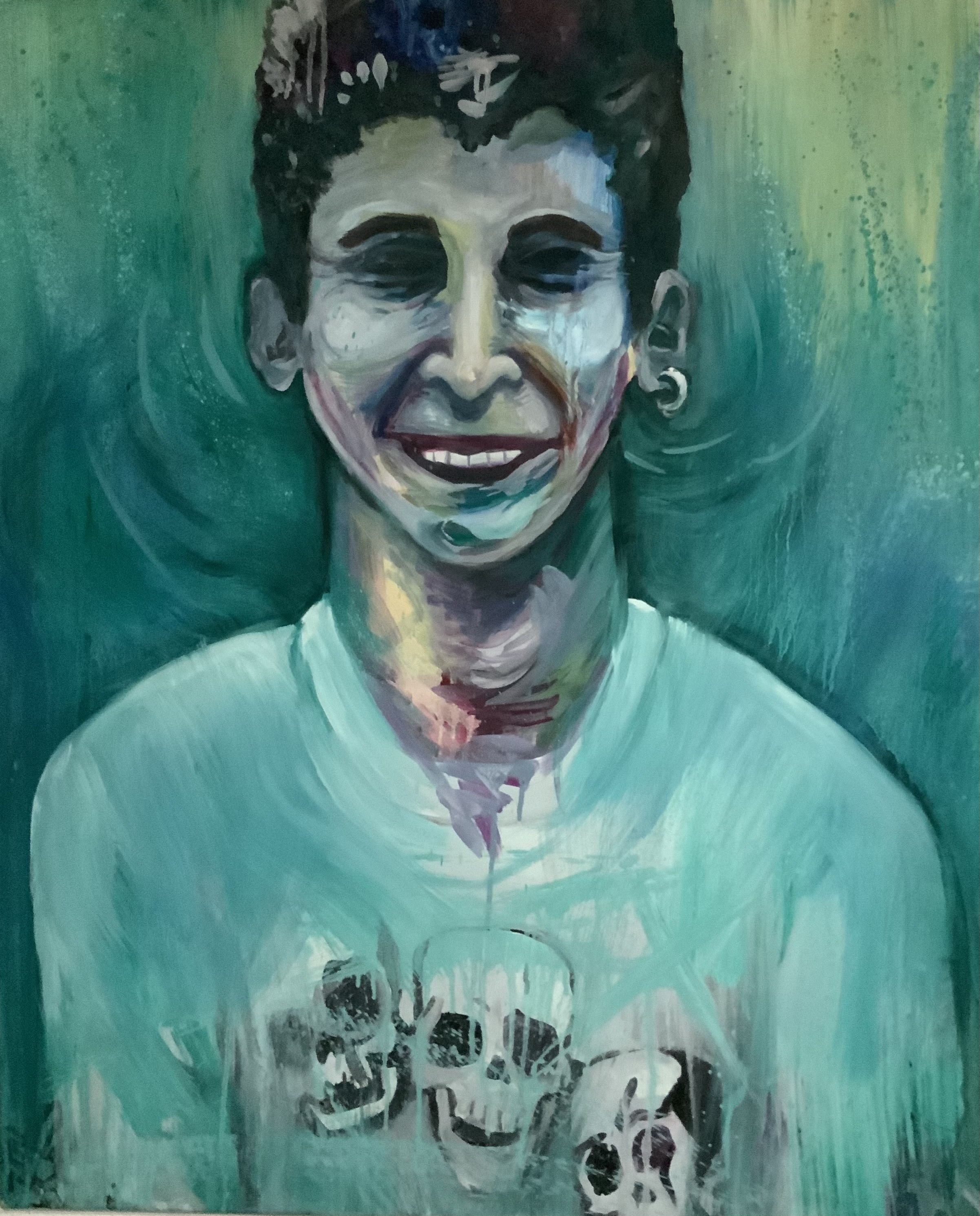 Abstract Portrait Painting