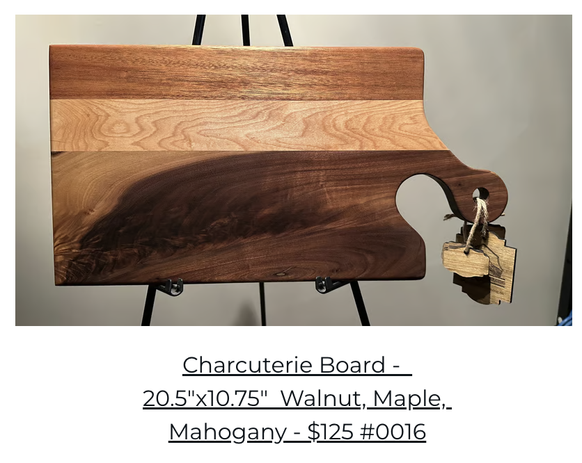 Charcuterie Board single handle