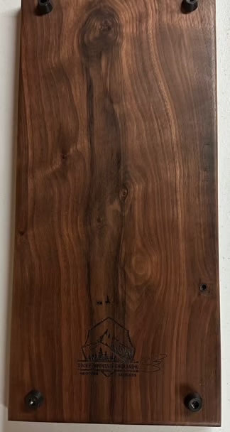 Handcrafted Walnut Cribbage Board