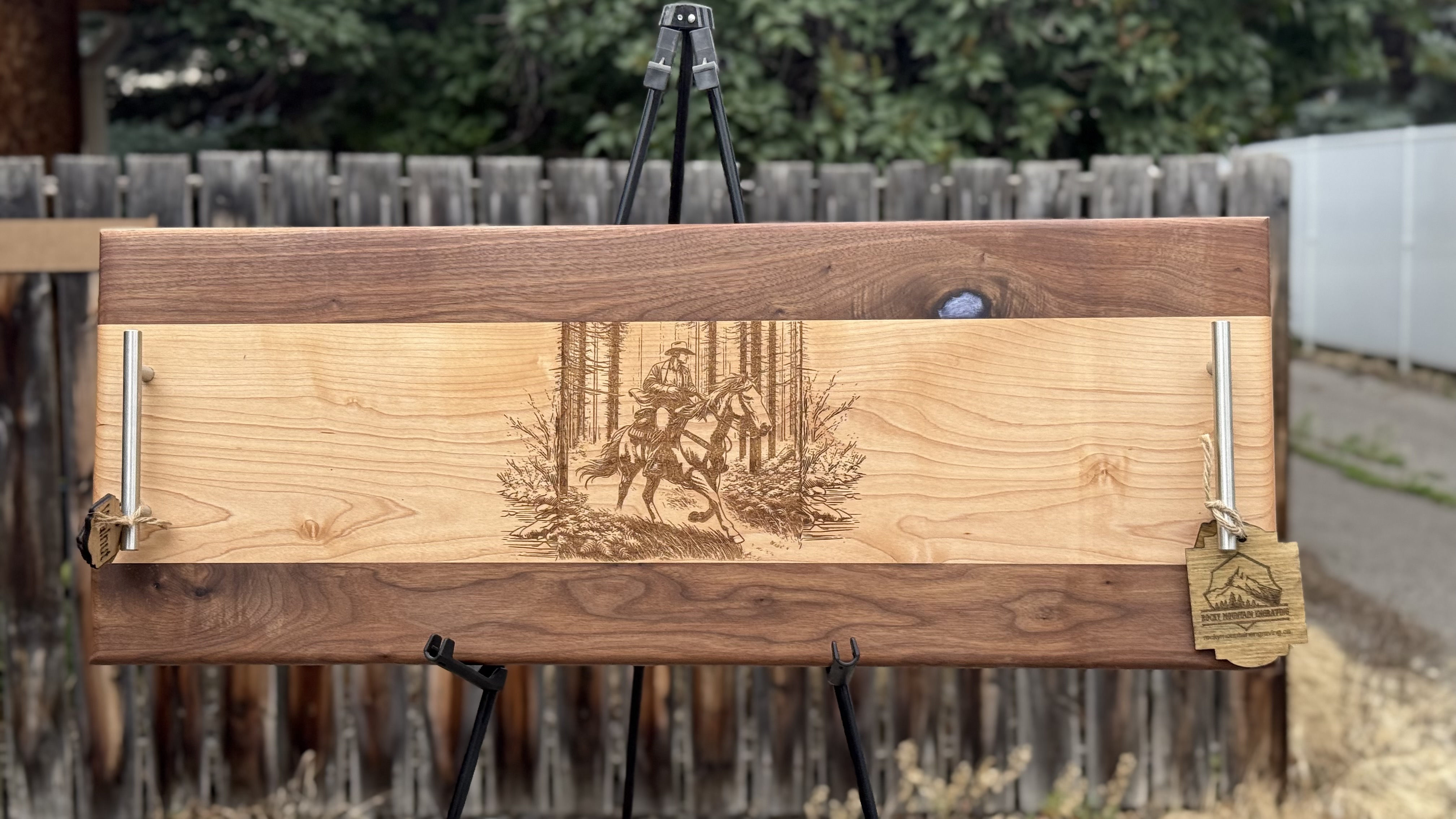 Charcuterie Board - Cowboy / Forest Engraved