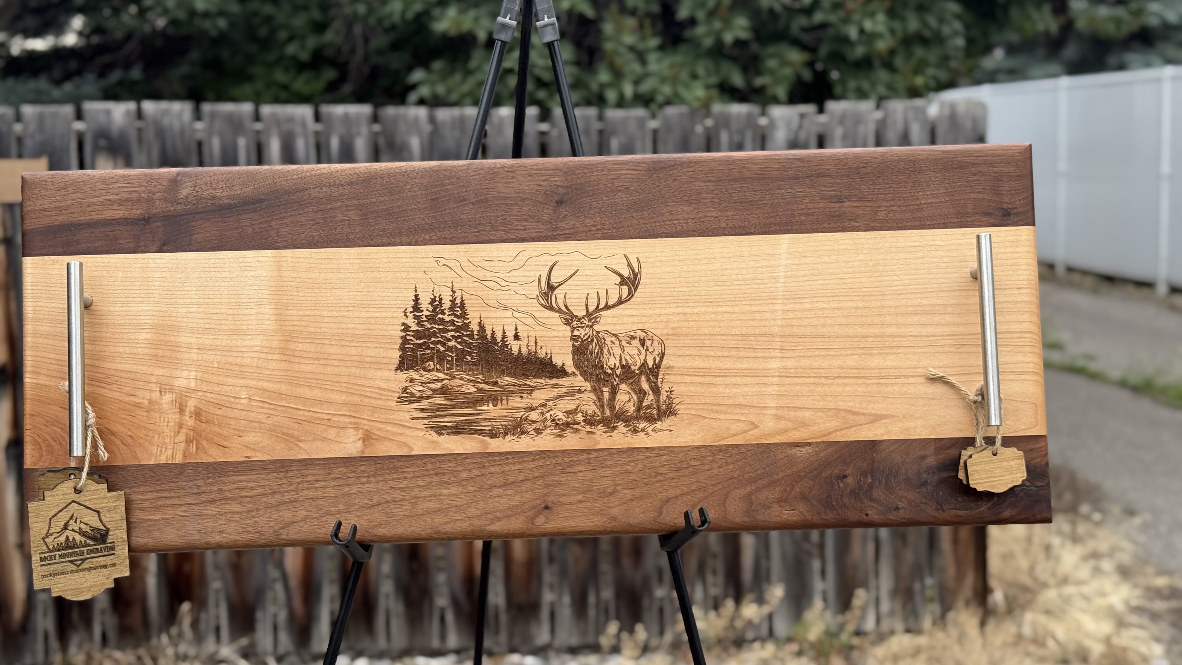 Elk Engraved Charcuterie Board
