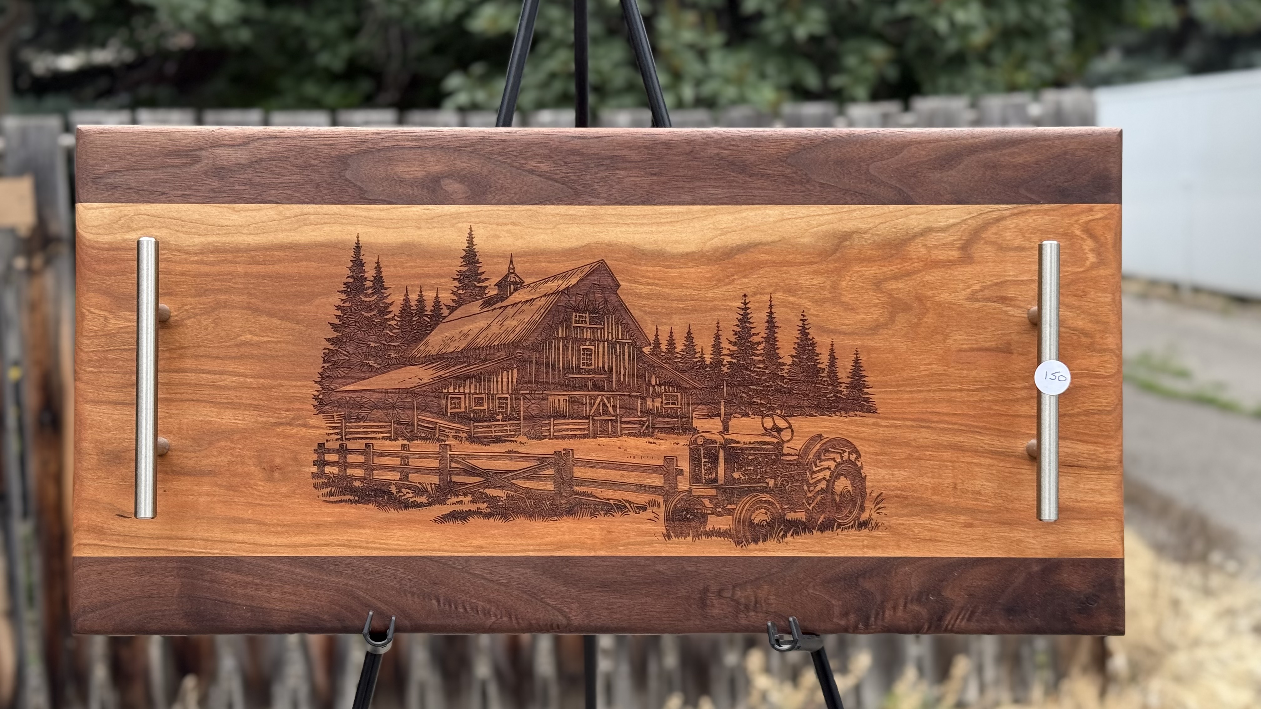 Country Living Rustic Wooden Serving Tray