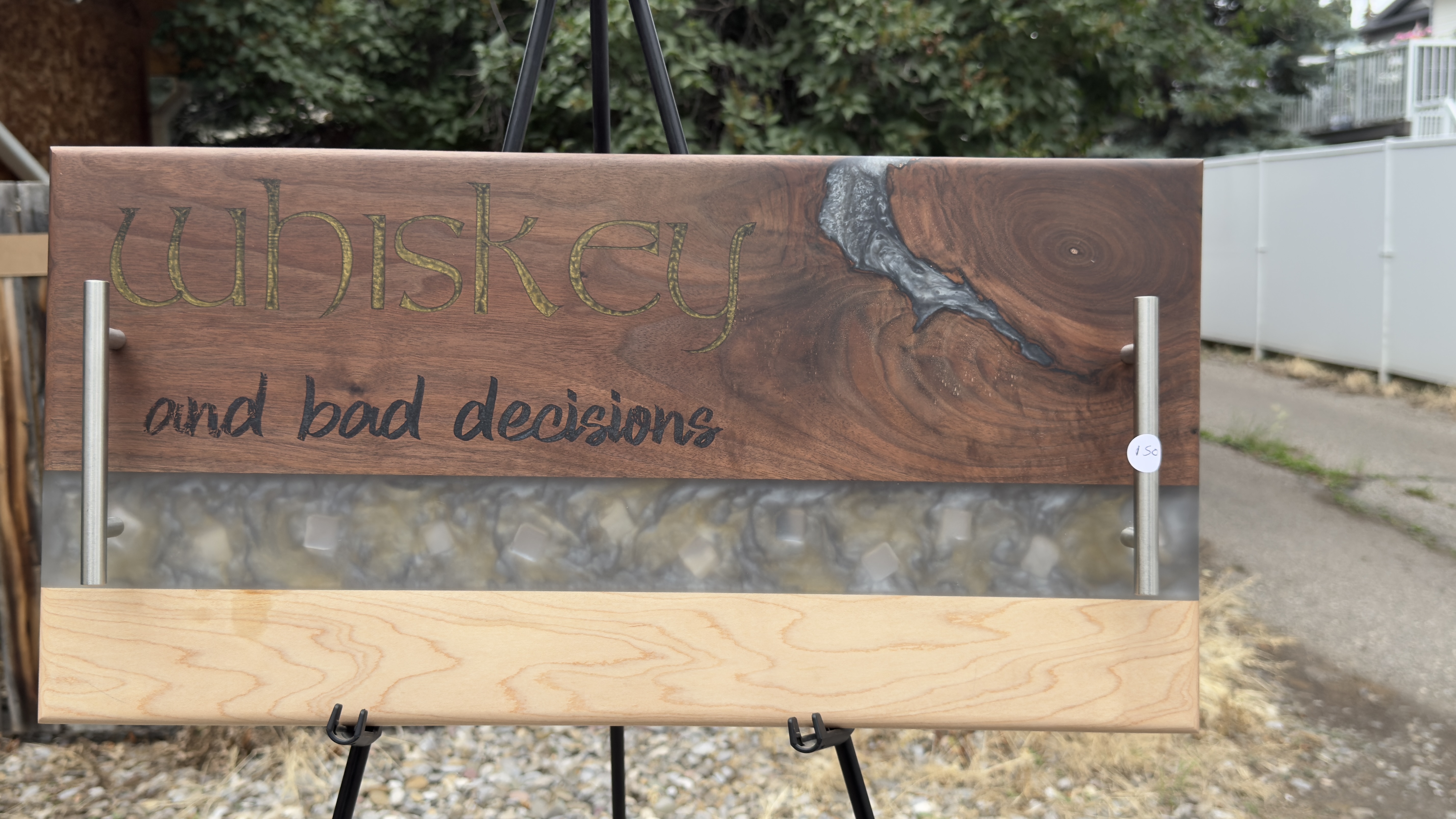 Whiskey and Bad Decisions Charcuteri Board