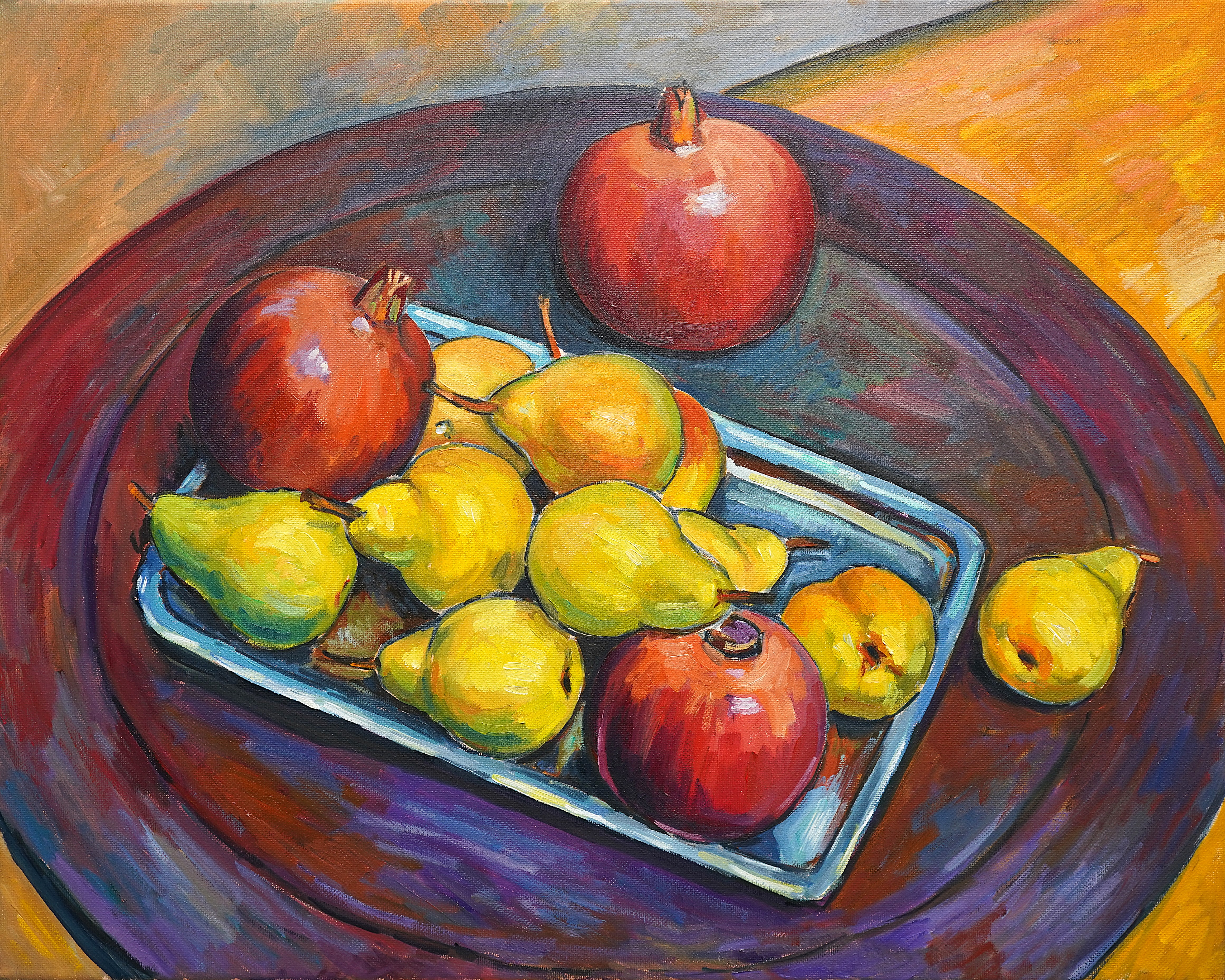 Pears and Pomegranates 
