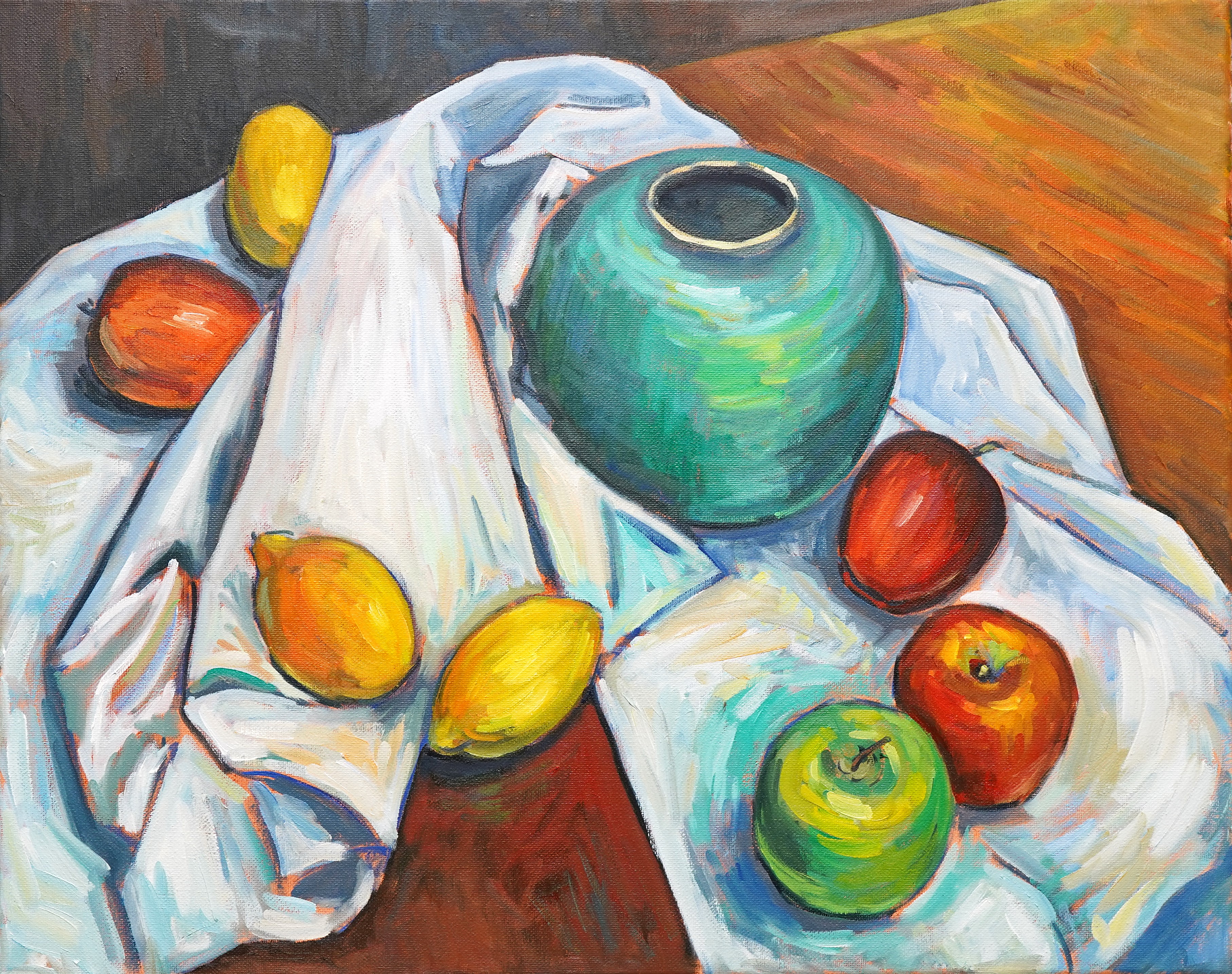 Still Life with Turquoise Vase