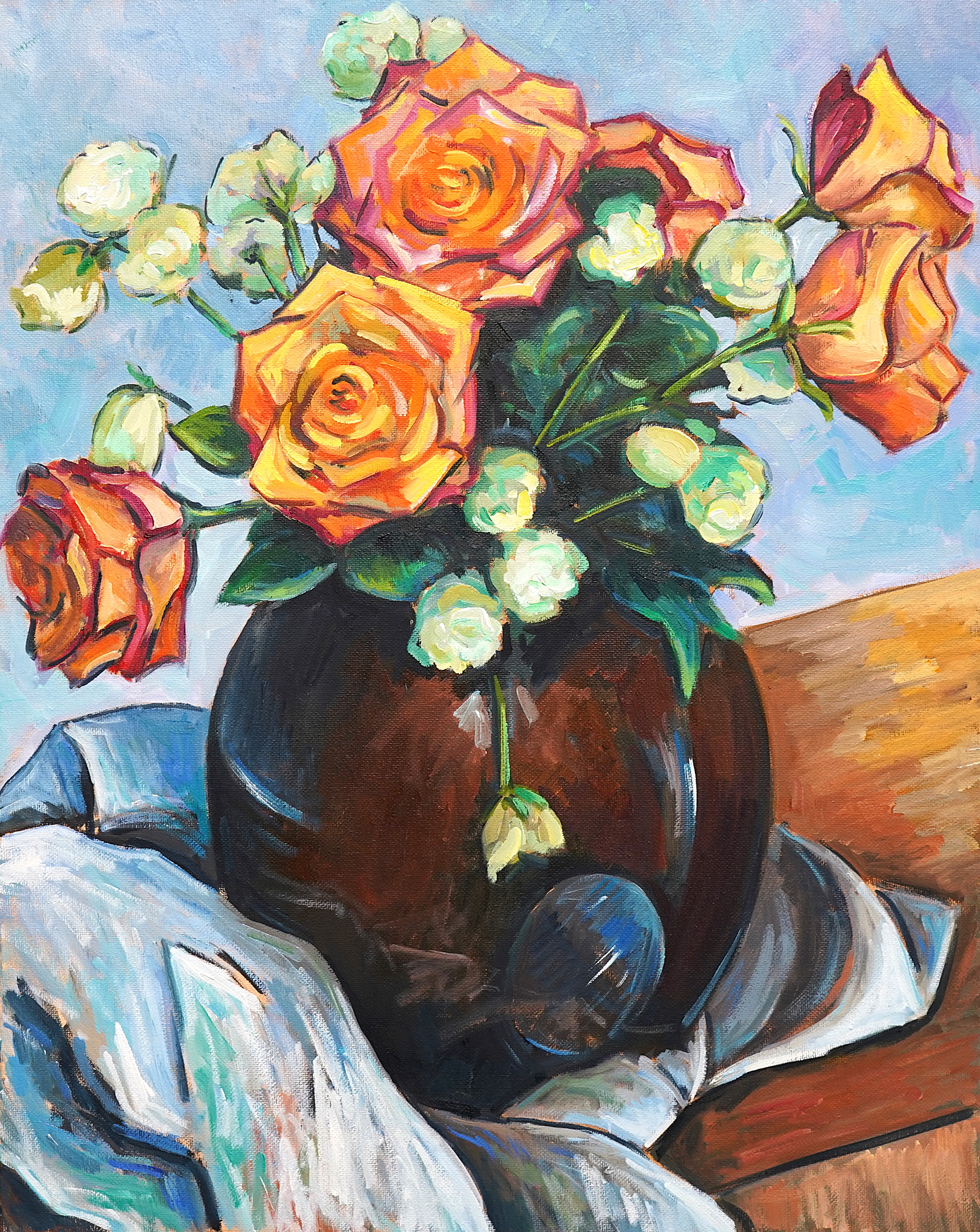 Bouquet of Orange Roses