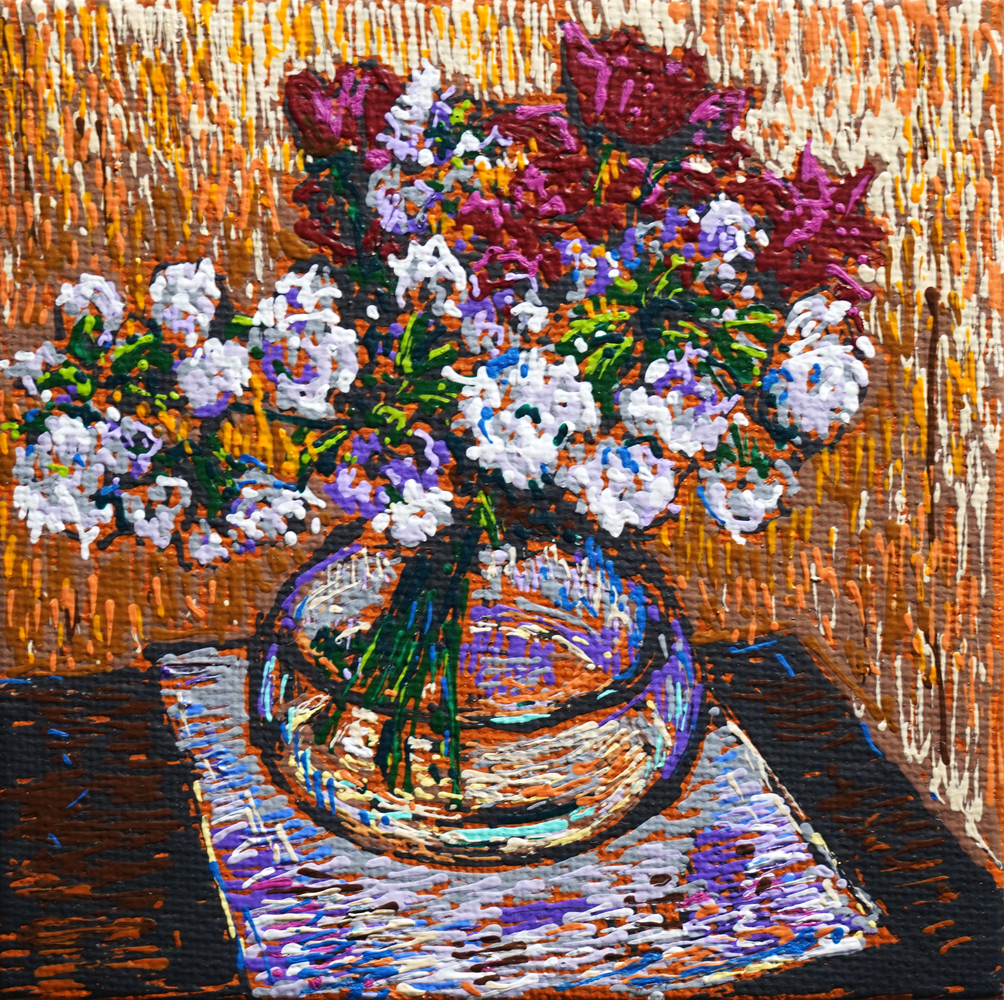 Red and White Flowers