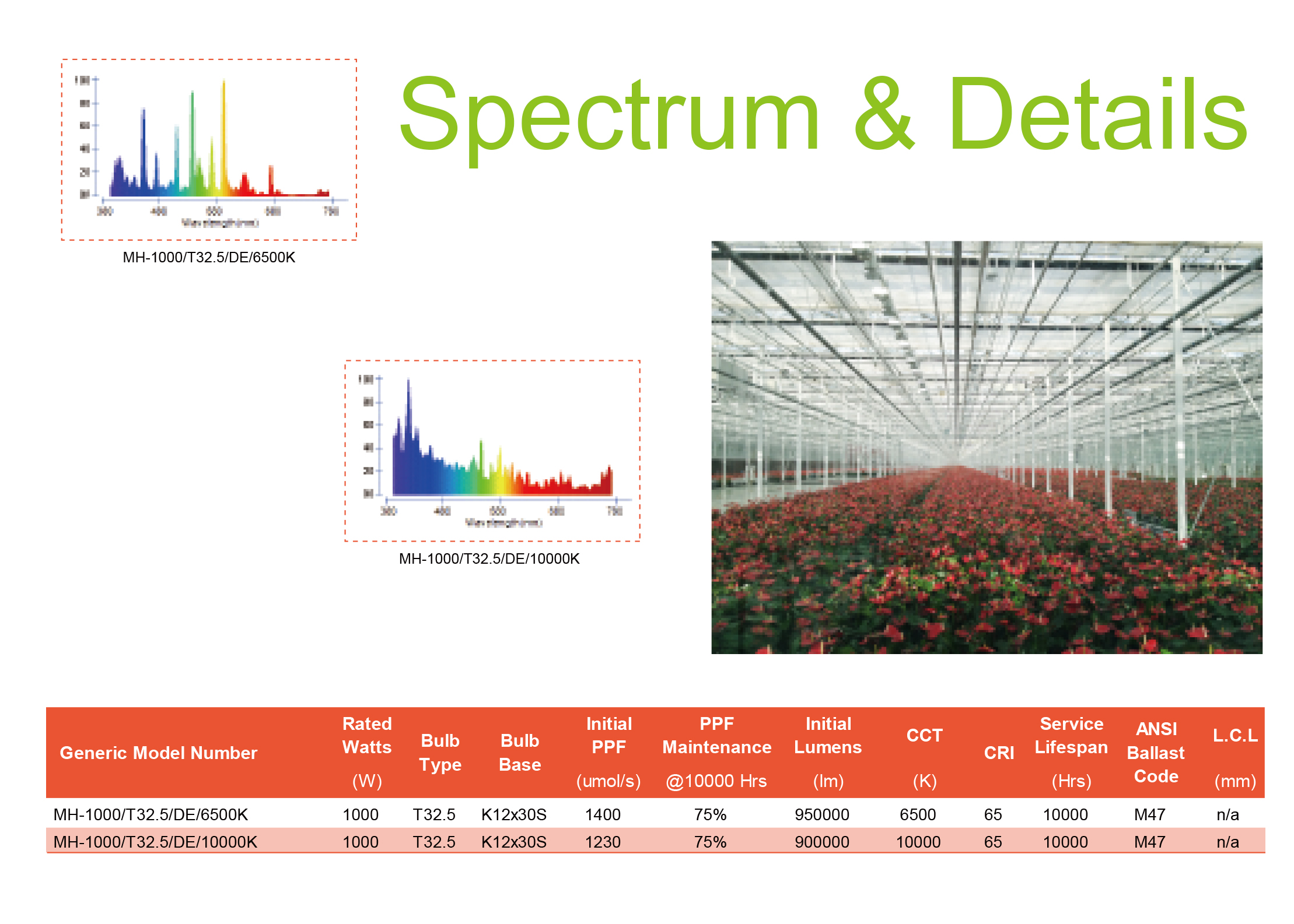 Blue-Enhanced Double Ended Metal Halide Grow Light Bulbs