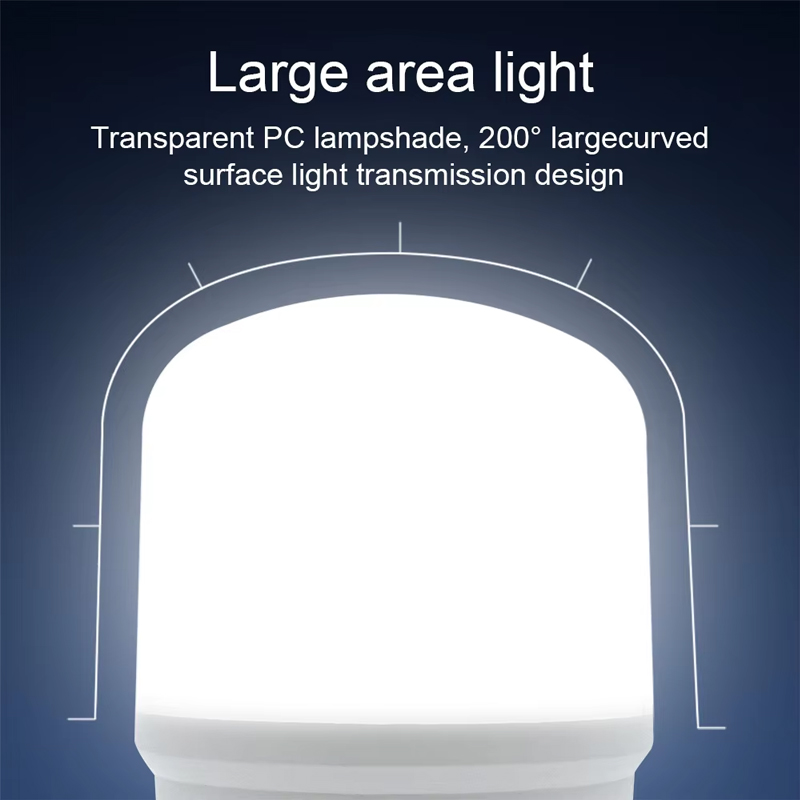GE 9W 15W 20W 28W 38W 50W 60W 80W 100W 120W E27 220V 15000Hrs Higher Light Efficiency Constant Bright LED T Bulb