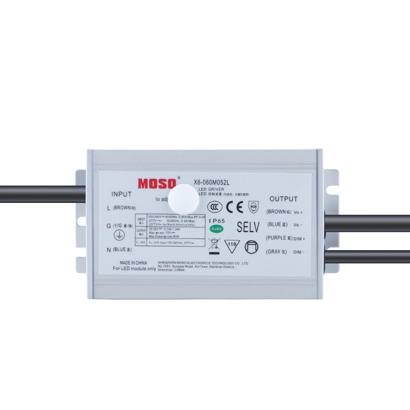 MOSO Constant Current 60W Programmable LED Driver for Tunnel & Road Lights
