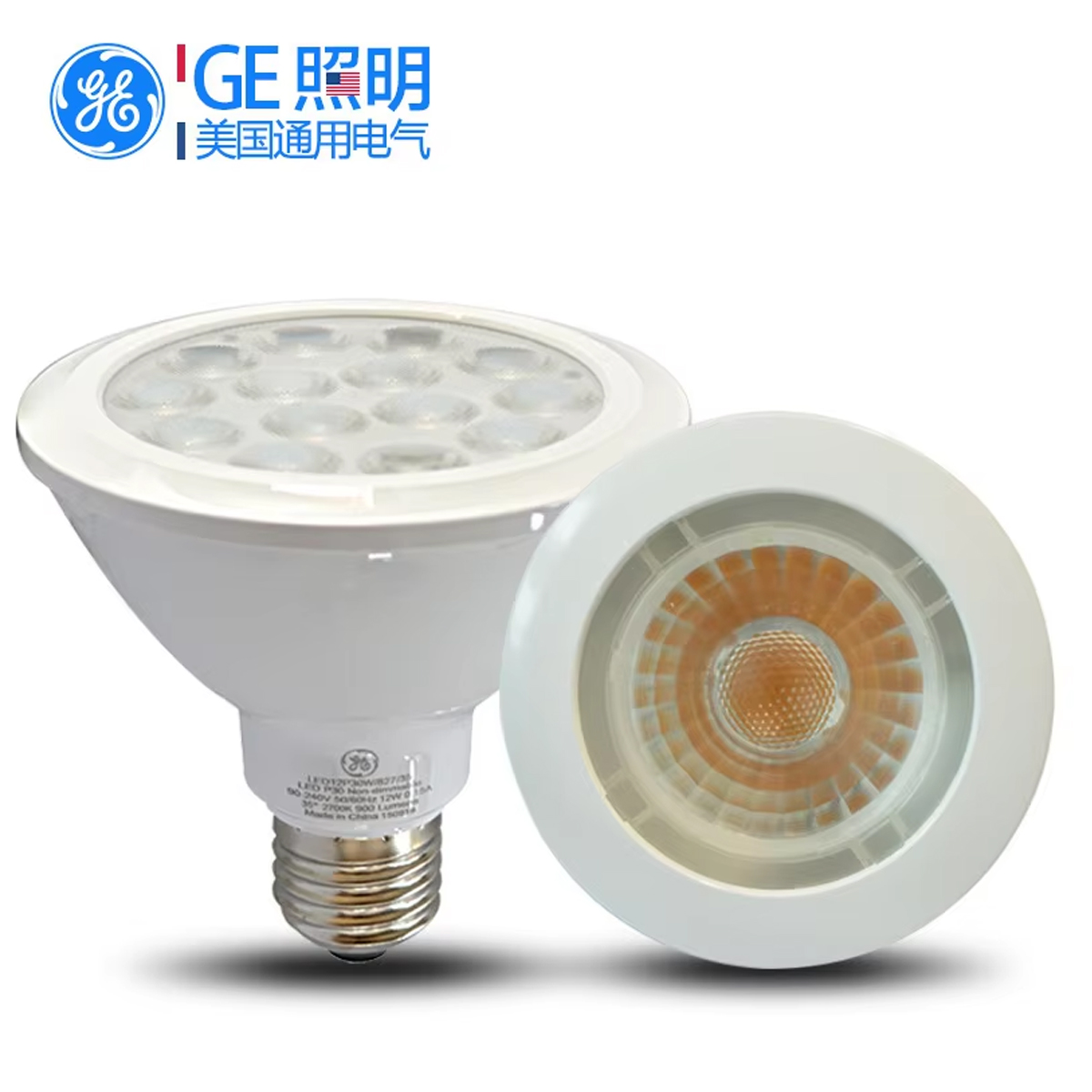 GE LED PAR30 12W PAR38 18w 220V E27 LED Dimmable Spotlight