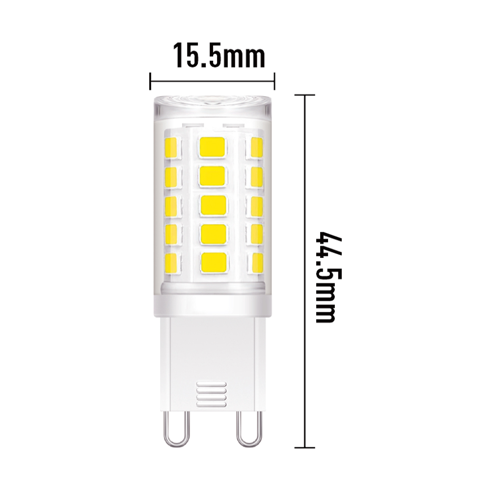 32LEDS 2835SMD LED G9 Bulb, 3W, 120-125LM/W, 320LM, AC120V
